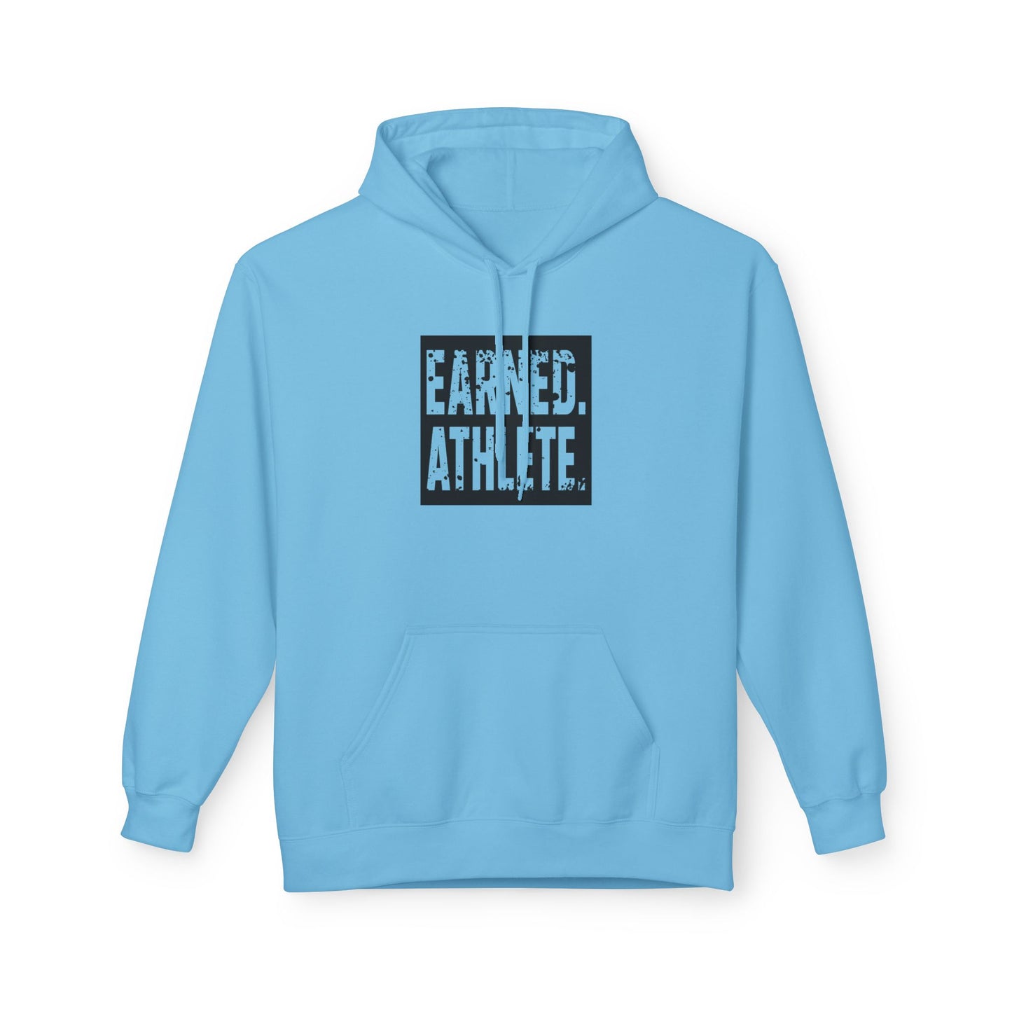 EARNED. ATHLETE. Hoodie (Black Logo)