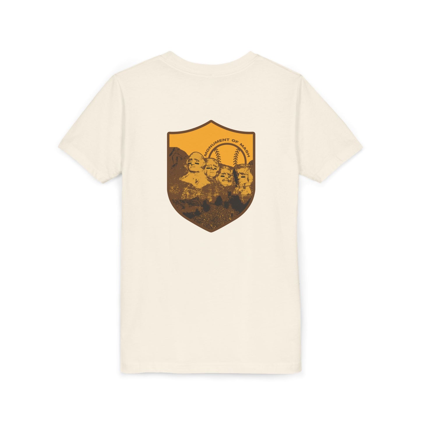 MONUMENT OF MASH Youth Tee (Gold & Brown Logo)
