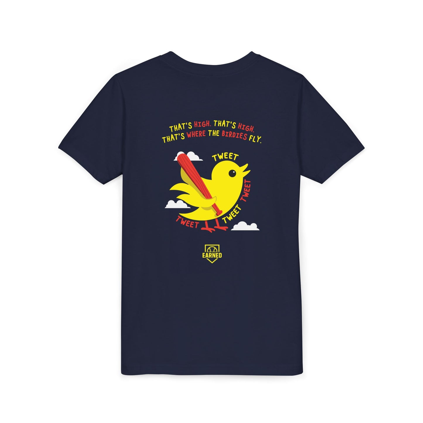 THAT'S HIGH Youth Tee (Yellow Bird) - DUGOUT CHANT Collection