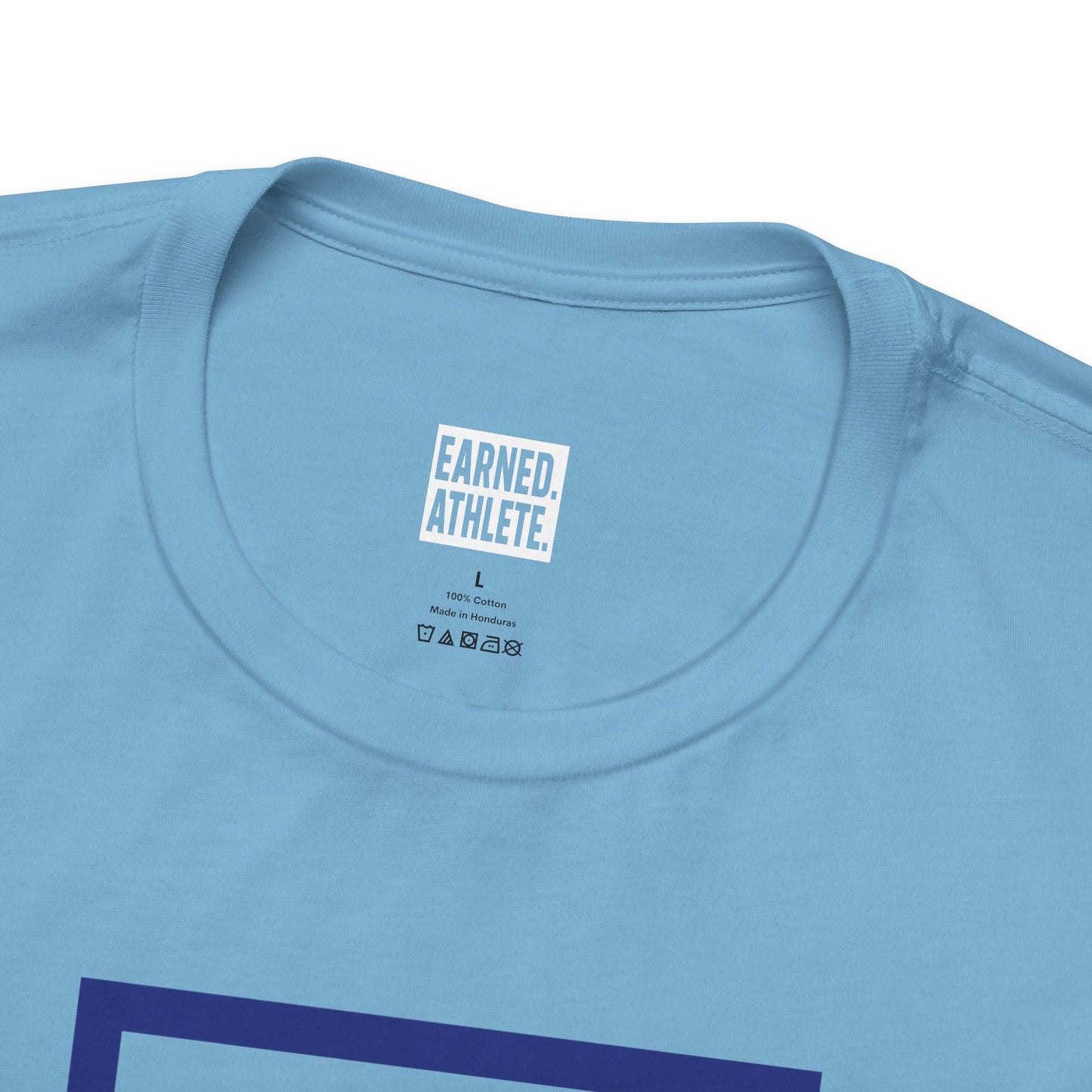 EARNED Logo Tee (Blue Plate)
