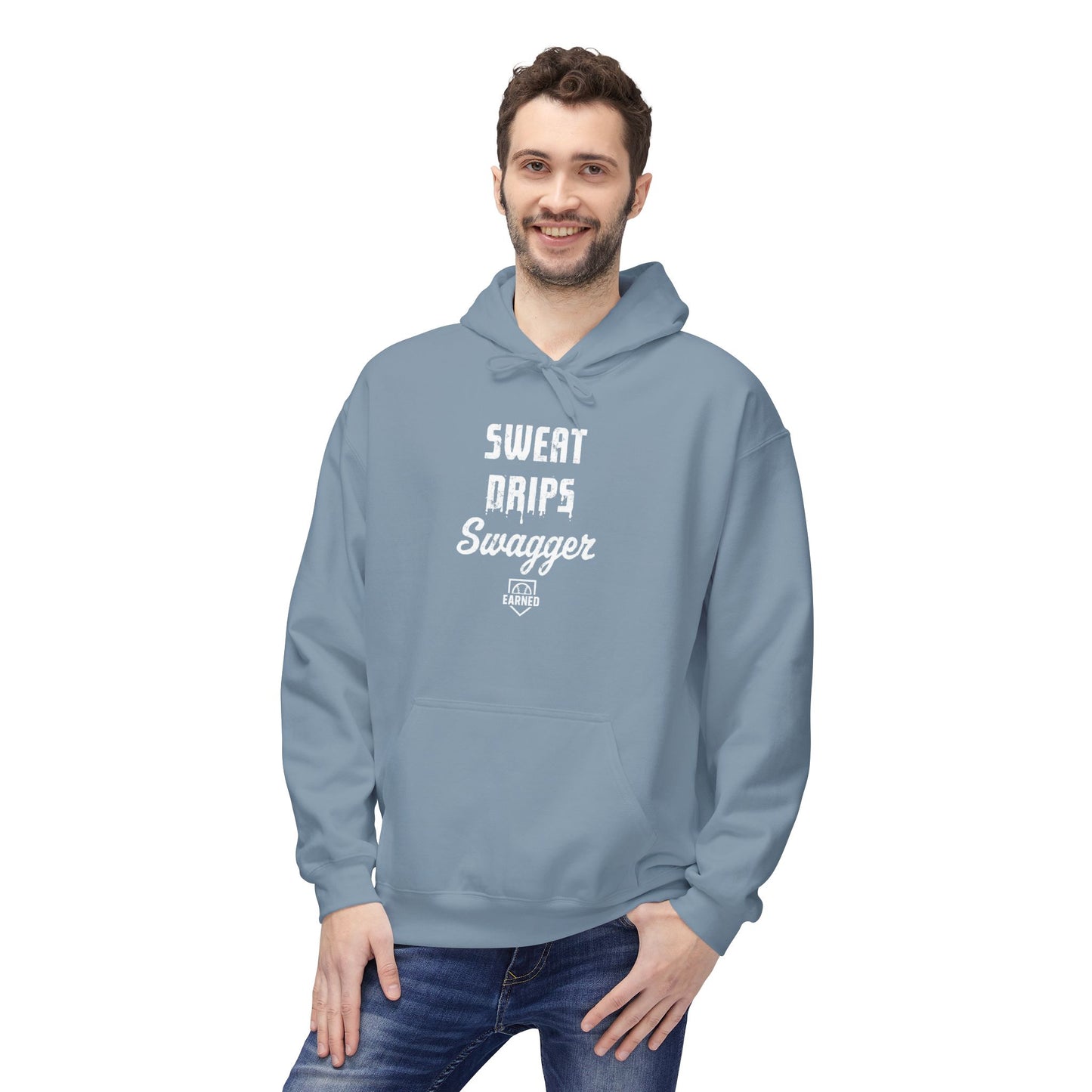 SWEAT DRIPS SWAGGER Hoodie (White Font)
