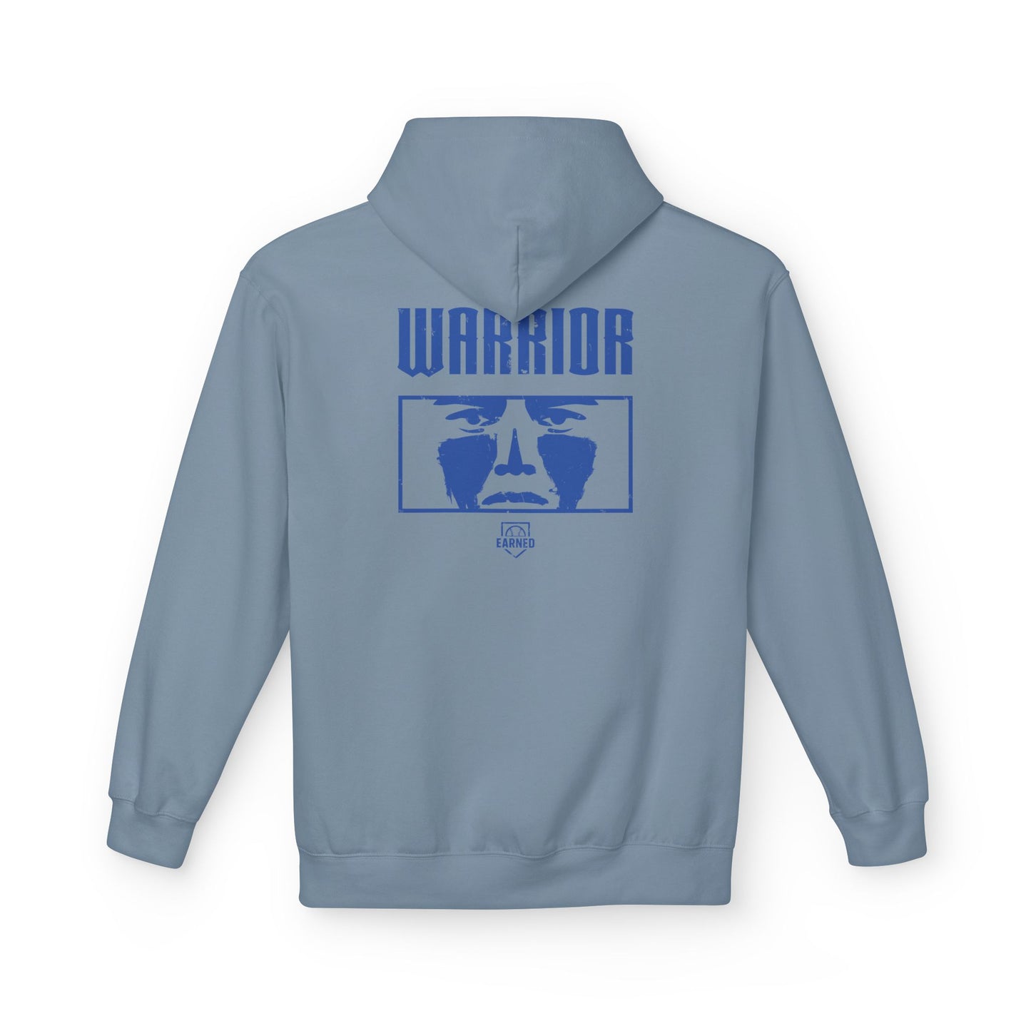 EYE BLACK NATION / WARRIOR Hoodie (Blue Font)