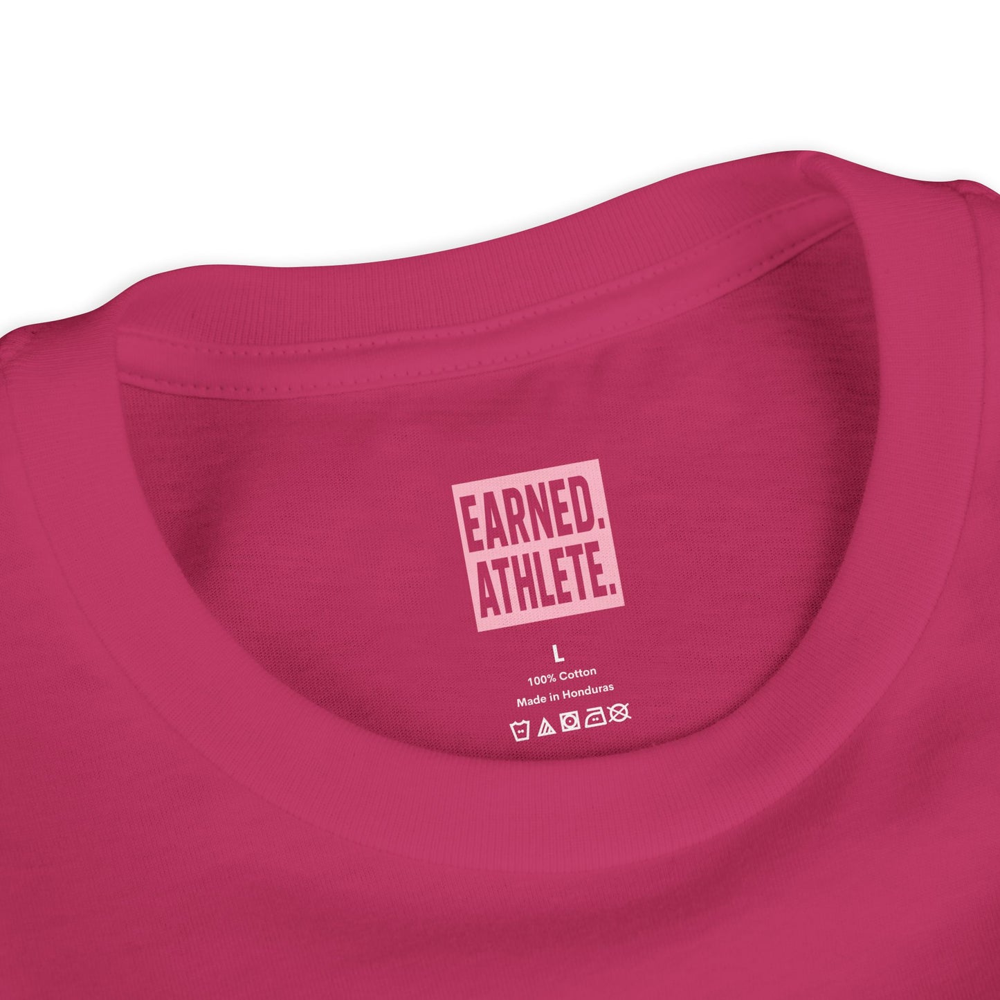 CAGE WORK MAKES GAME WORK Youth Tee (Pink Font)