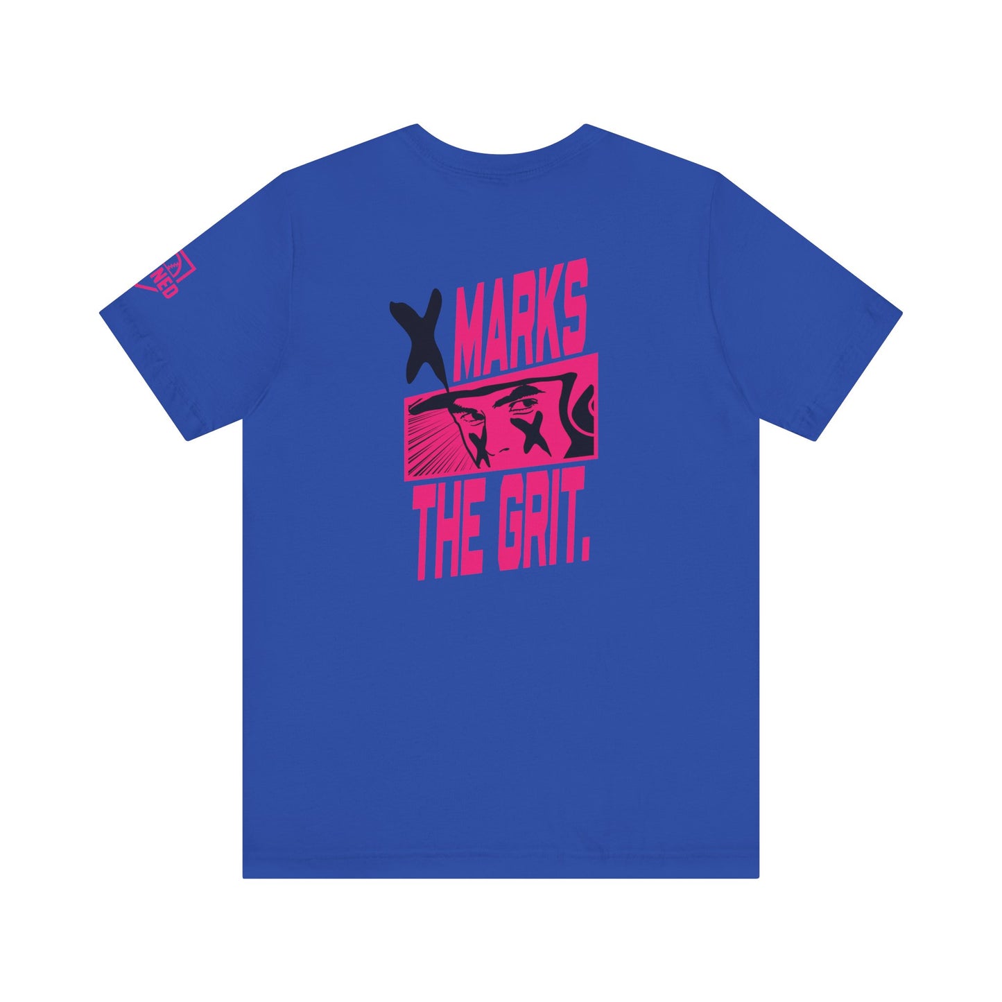 X MARKS THE GRIT Tee (Black X, Pink font)