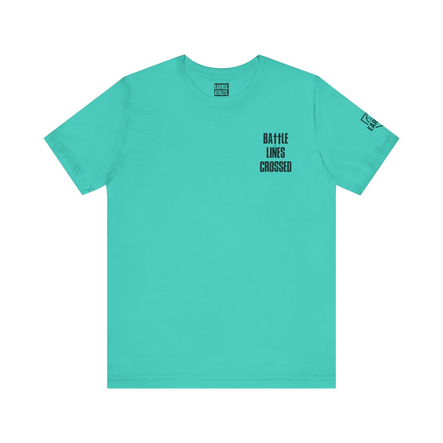 BATTLE LINES CROSSED Tee (Black Font)