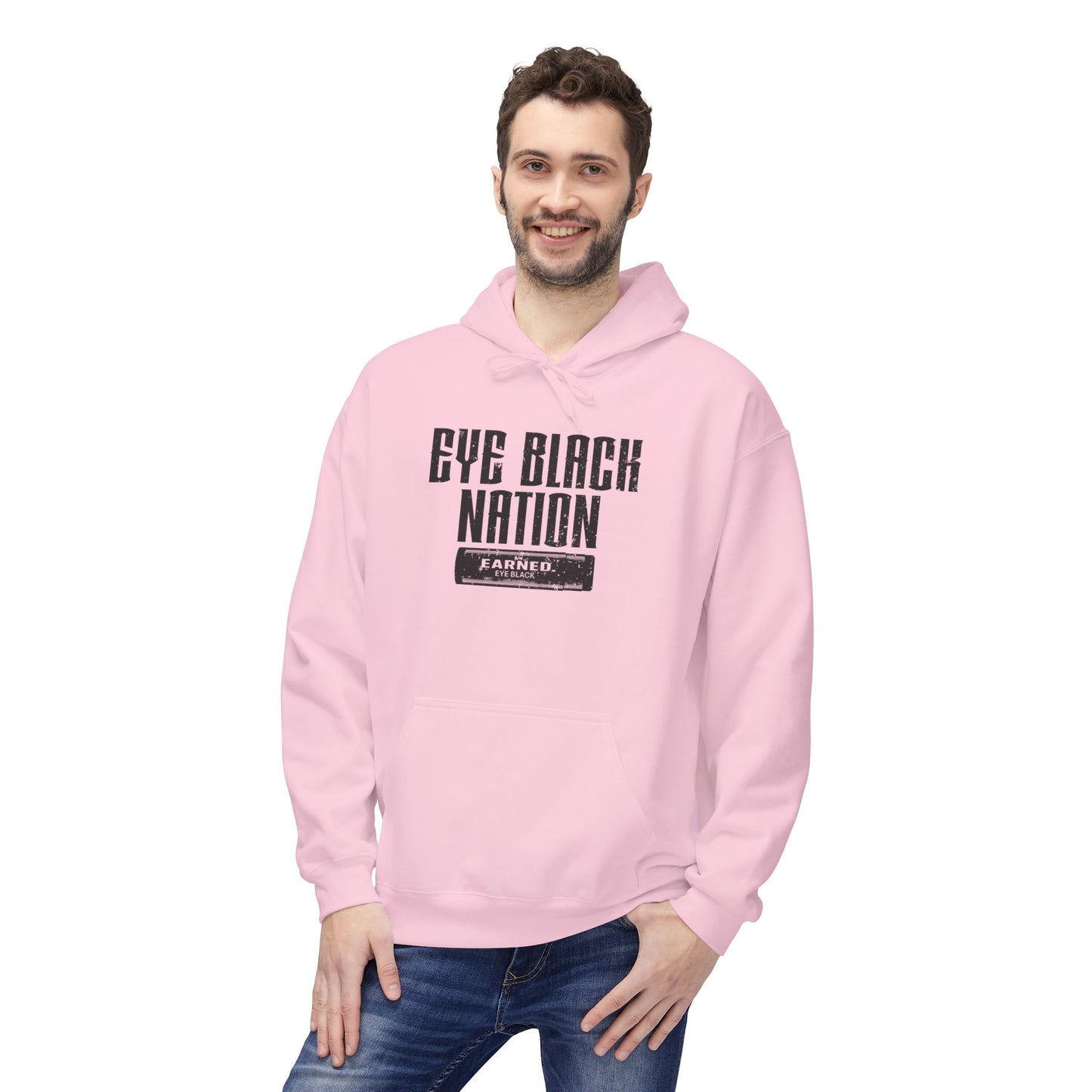 EYE BLACK NATION / WARRIOR Hoodie (Black Font)