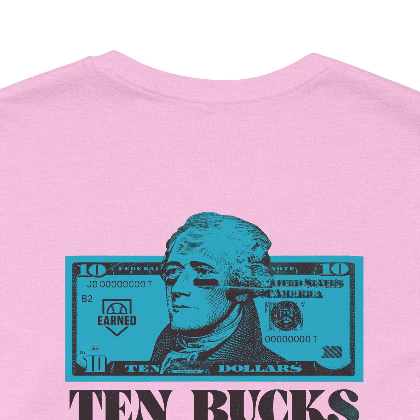 TEN BUCKS SAYS I RAKE Tee (Blue Logo)