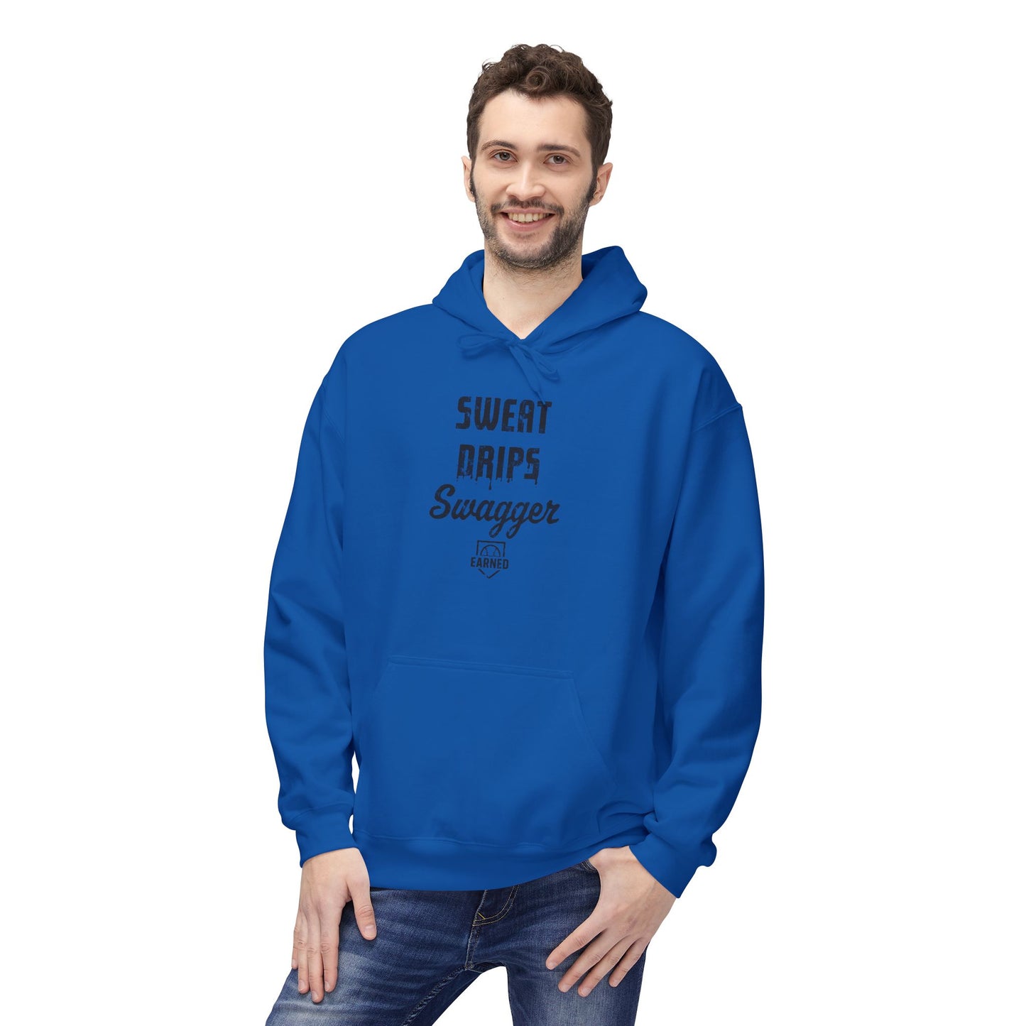 SWEAT DRIPS SWAGGER Hoodie (Black Font)
