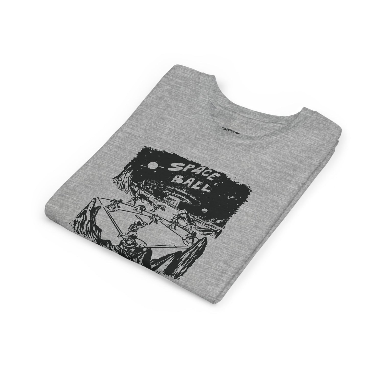 SPACE BALL: INFIELD FLY ABDUCTION Youth Tee (Black & White)