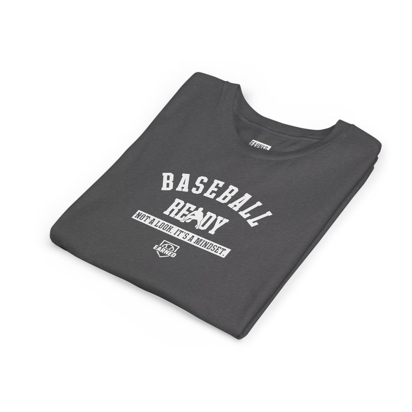 BASEBALL READY Youth Tee (White Font)