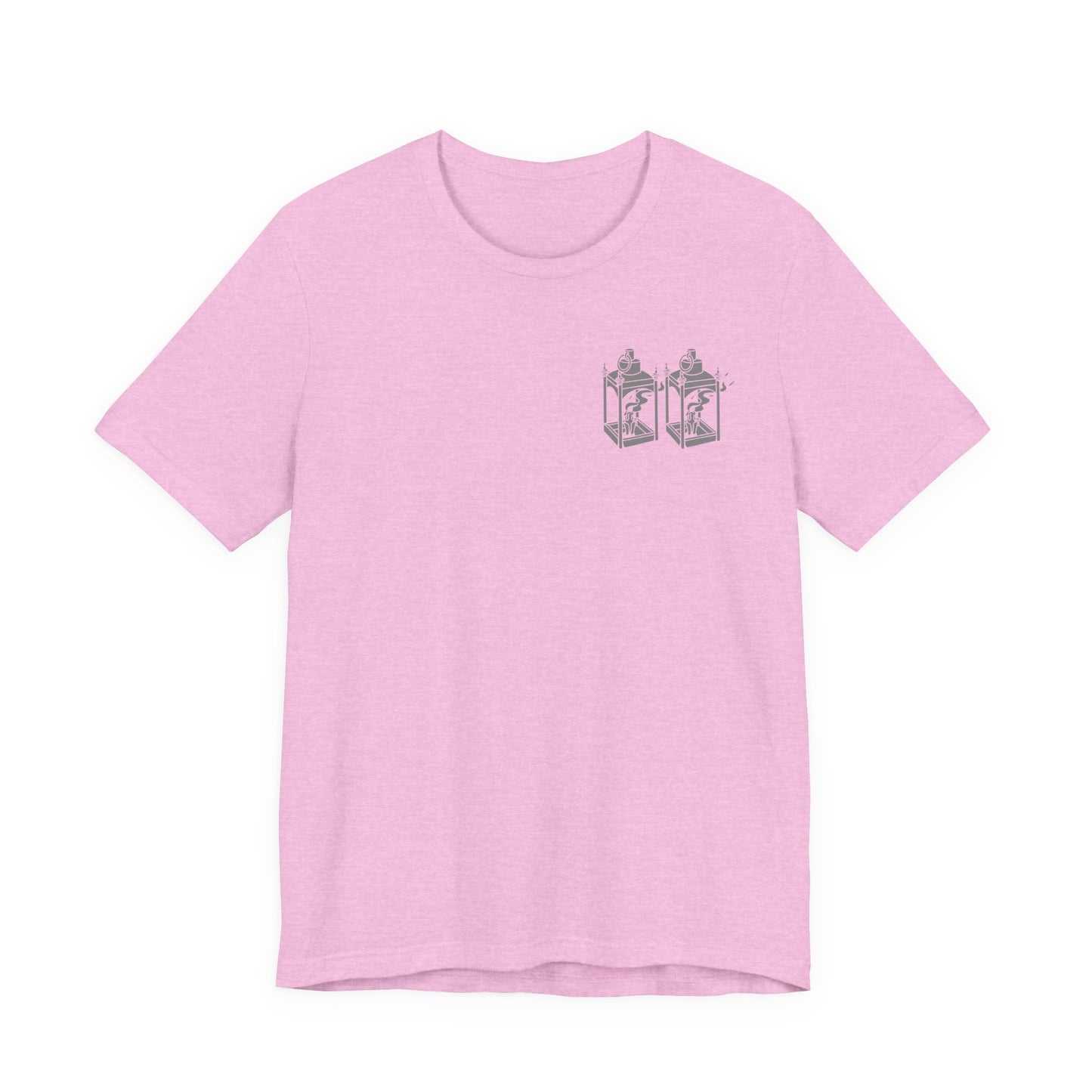 ONE IF BY LAND, TWO IF IT'S A DOUBLE Tee (Gray Font)