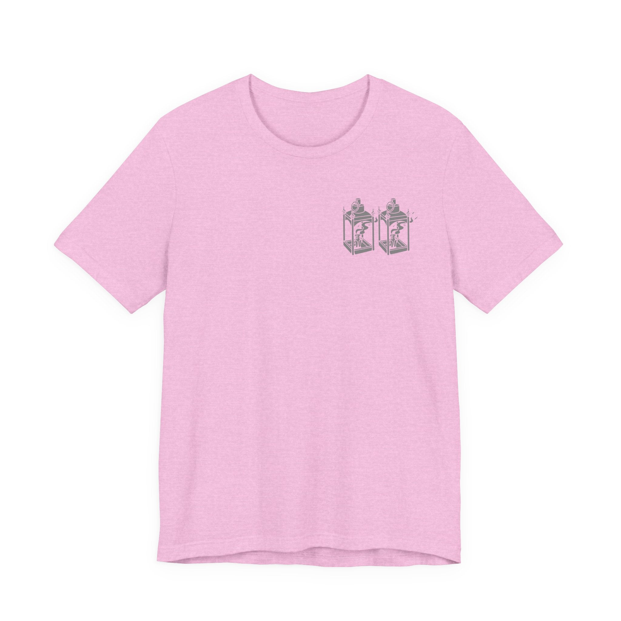 ONE IF BY LAND, TWO IF IT'S A DOUBLE Tee (Gray Font)