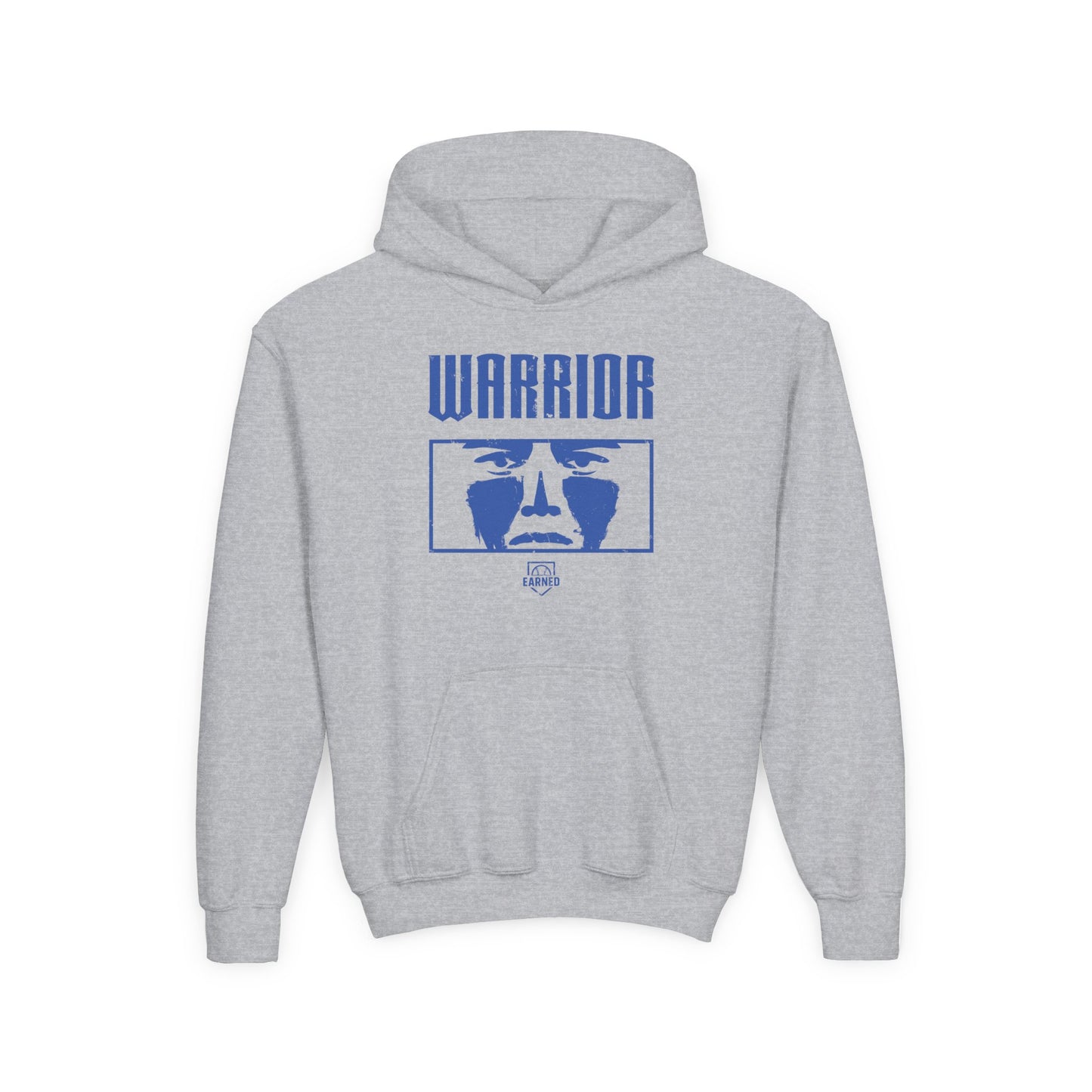 EYE BLACK NATION / WARRIOR Youth Hoodie (Blue Logo)