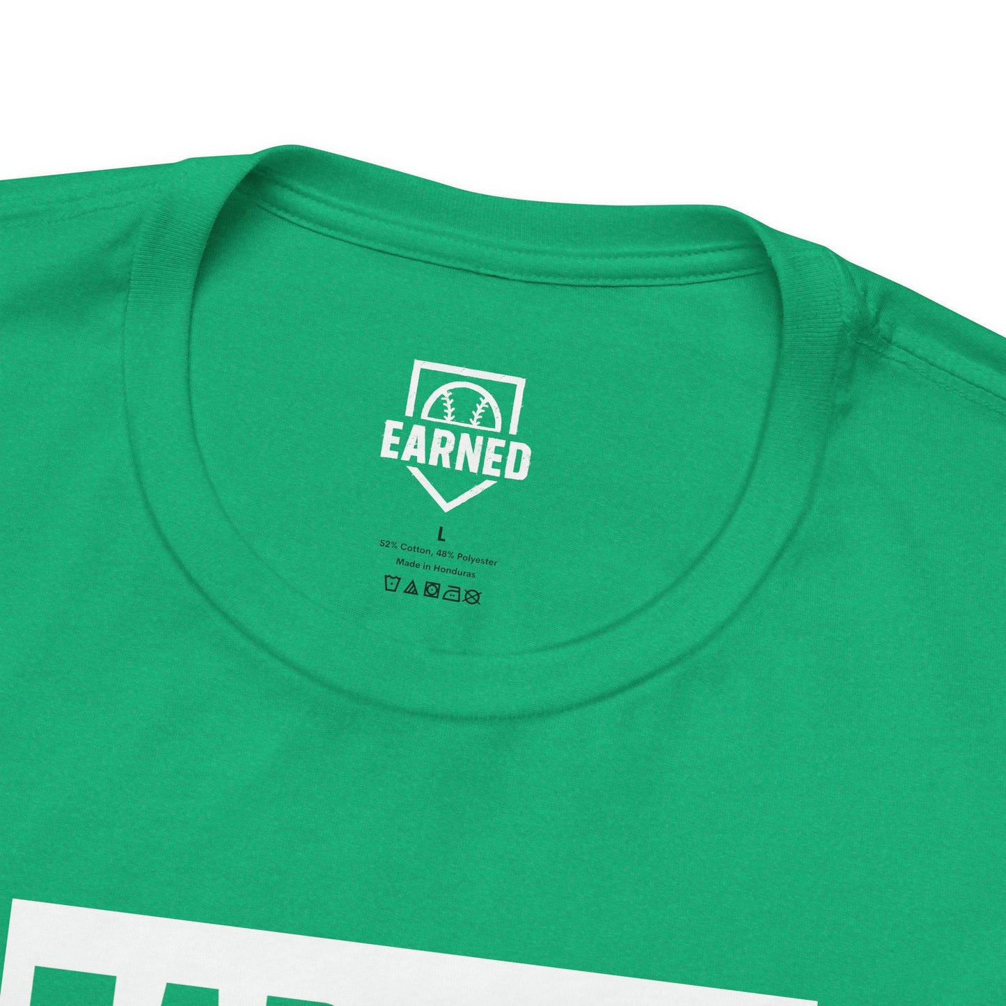 EARNED. ATHLETE. Tee (White Font)