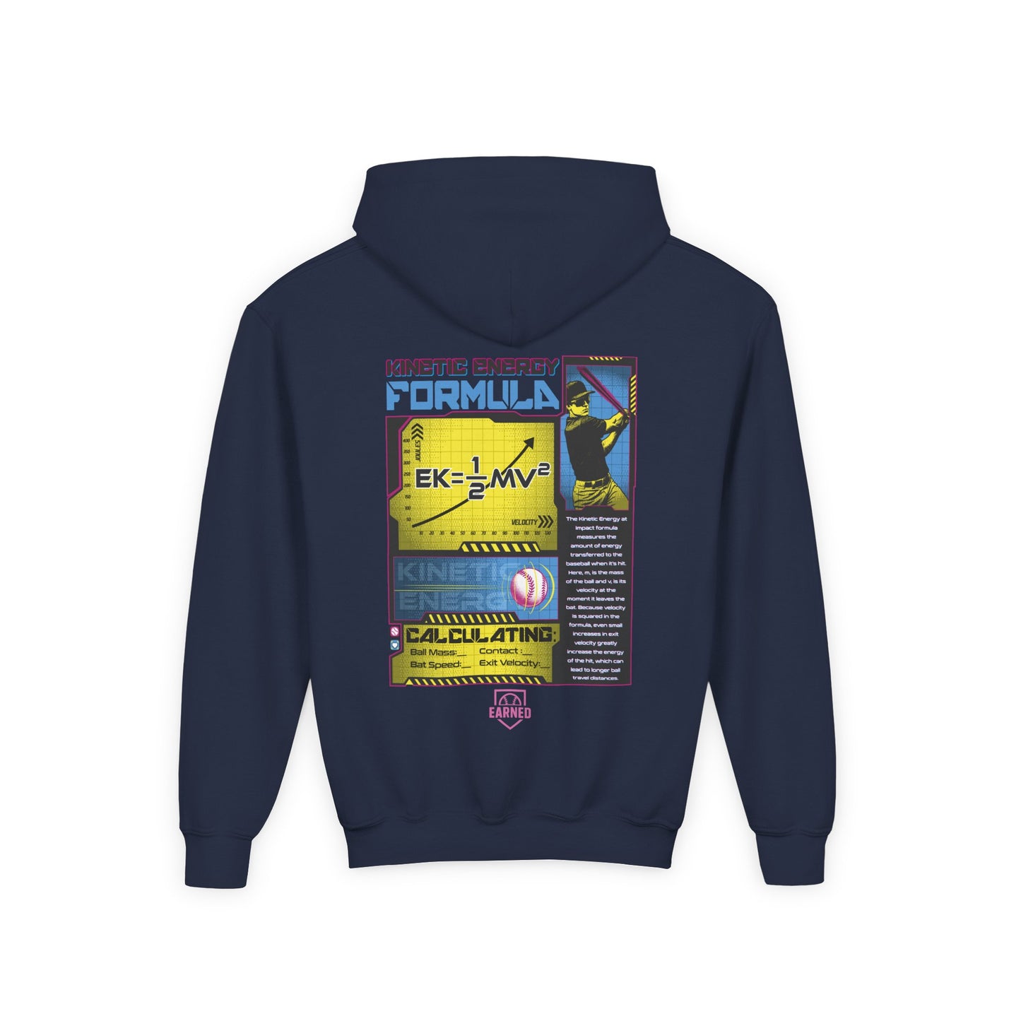 KINTEIC ENERGY FORMULA Youth Hoodie - BASEBALL IQ Collection