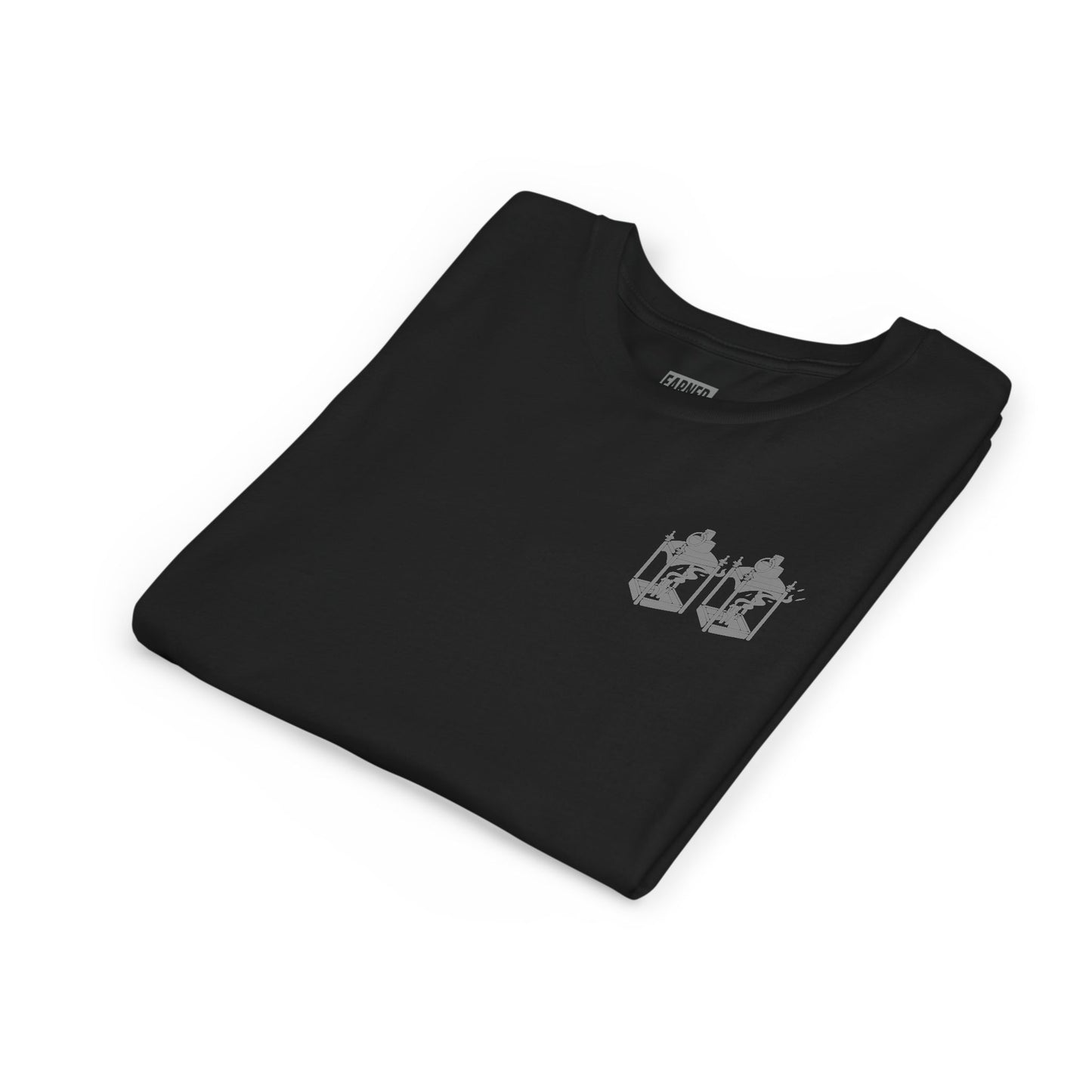 ONE IF BY LAND, TWO IF IT'S A DOUBLE Youth Tee (Paul Revere Grey)