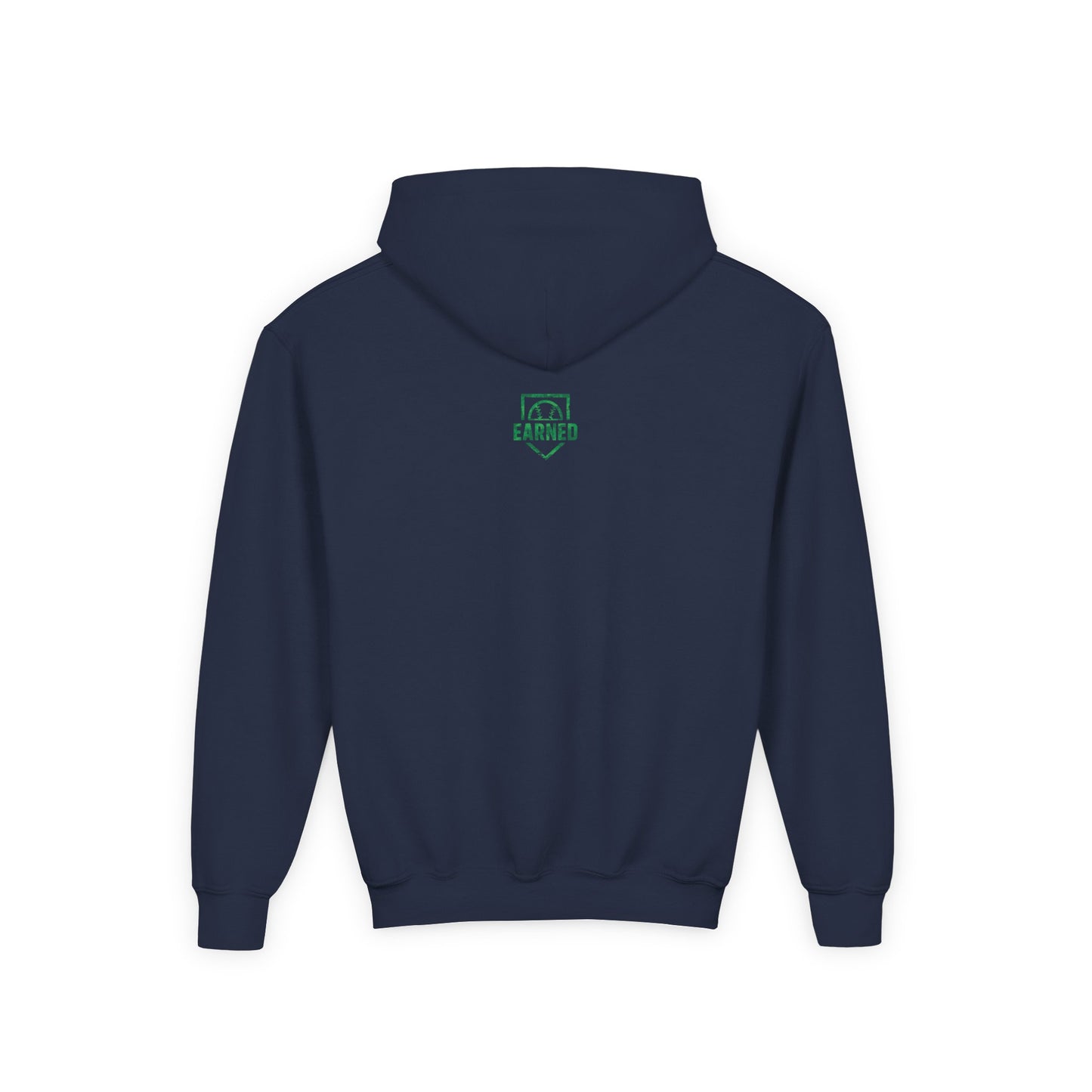 SHOWING UP ADDS UP Youth Hoodie (Green Camo Logo)