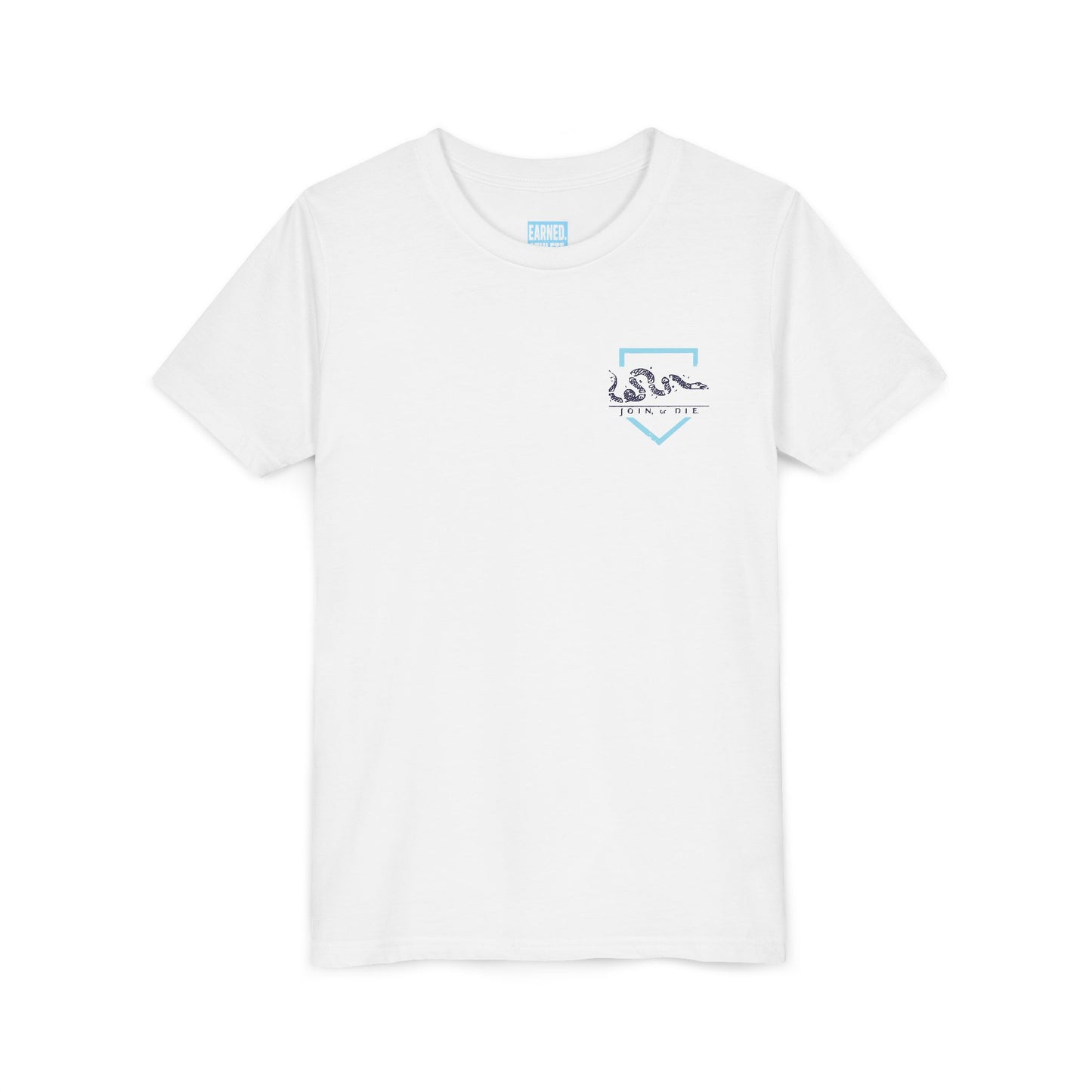 TURN TWO WITH BEN Youth Tee (Blue Logo)