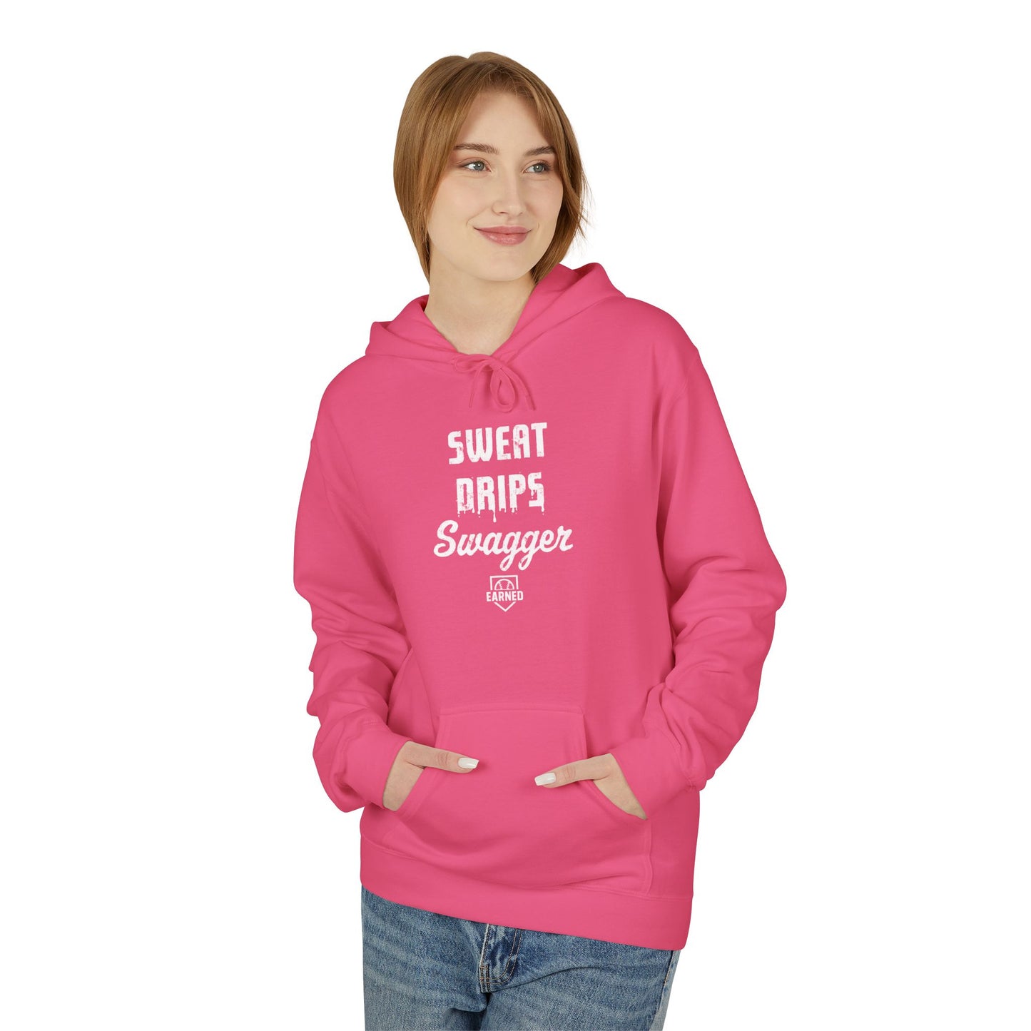 SWEAT DRIPS SWAGGER Hoodie (White Font)