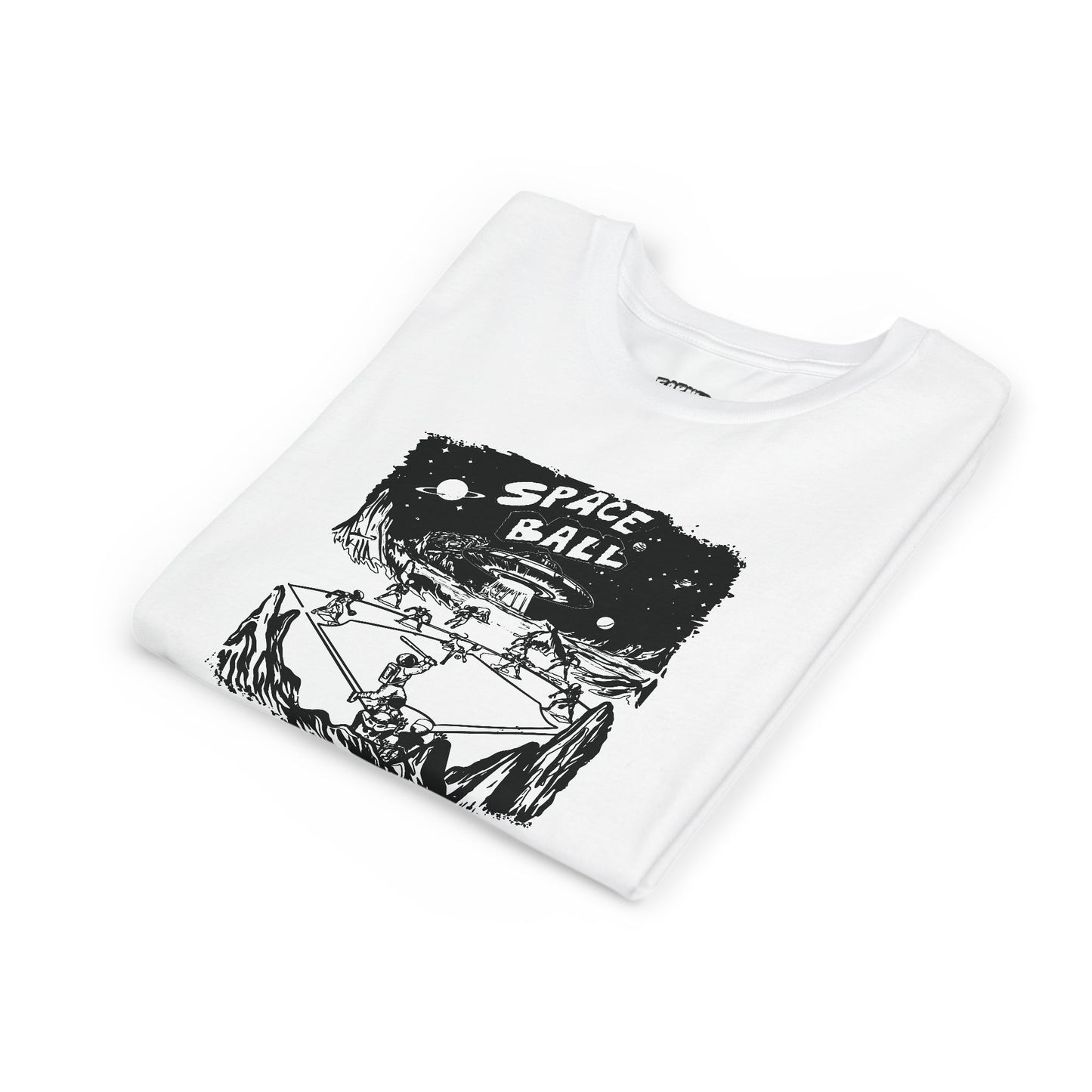 SPACE BALL: INFIELD FLY ABDUCTION Youth Tee (Black & White)