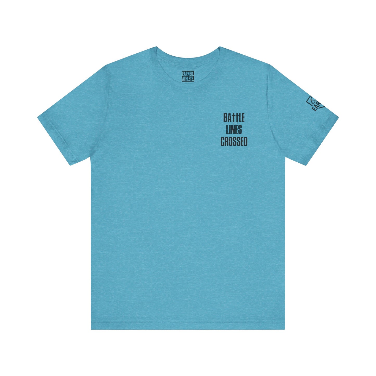 BATTLE LINES CROSSED Tee (Black Font)