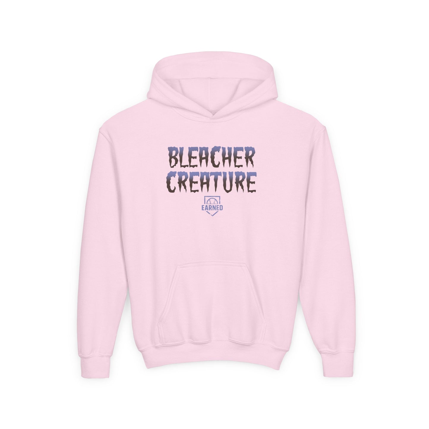 BLEACHER CREATURE Youth Hoodie (Violet Halloween Logo)