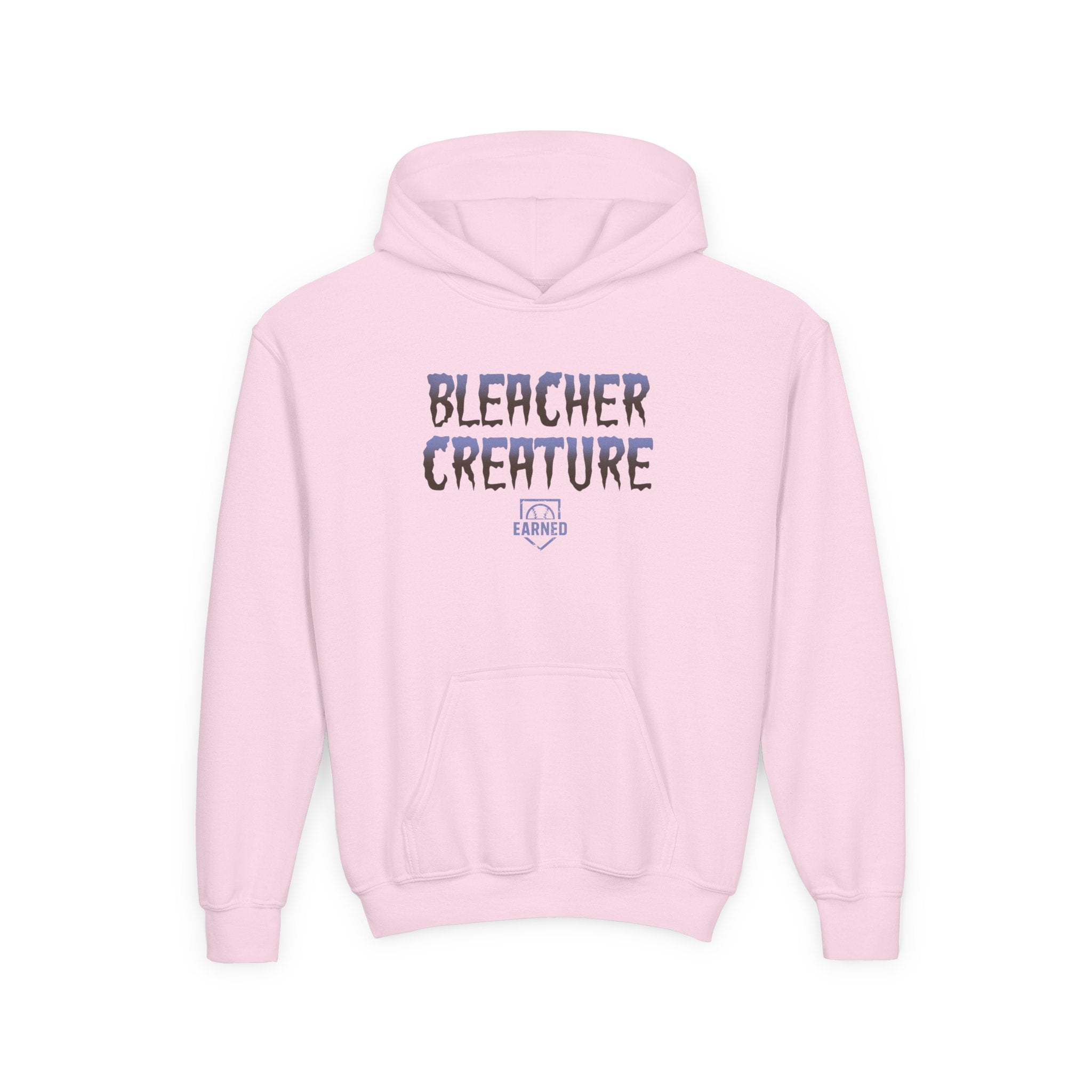 BLEACHER CREATURE Youth Hoodie (Violet Halloween Logo)
