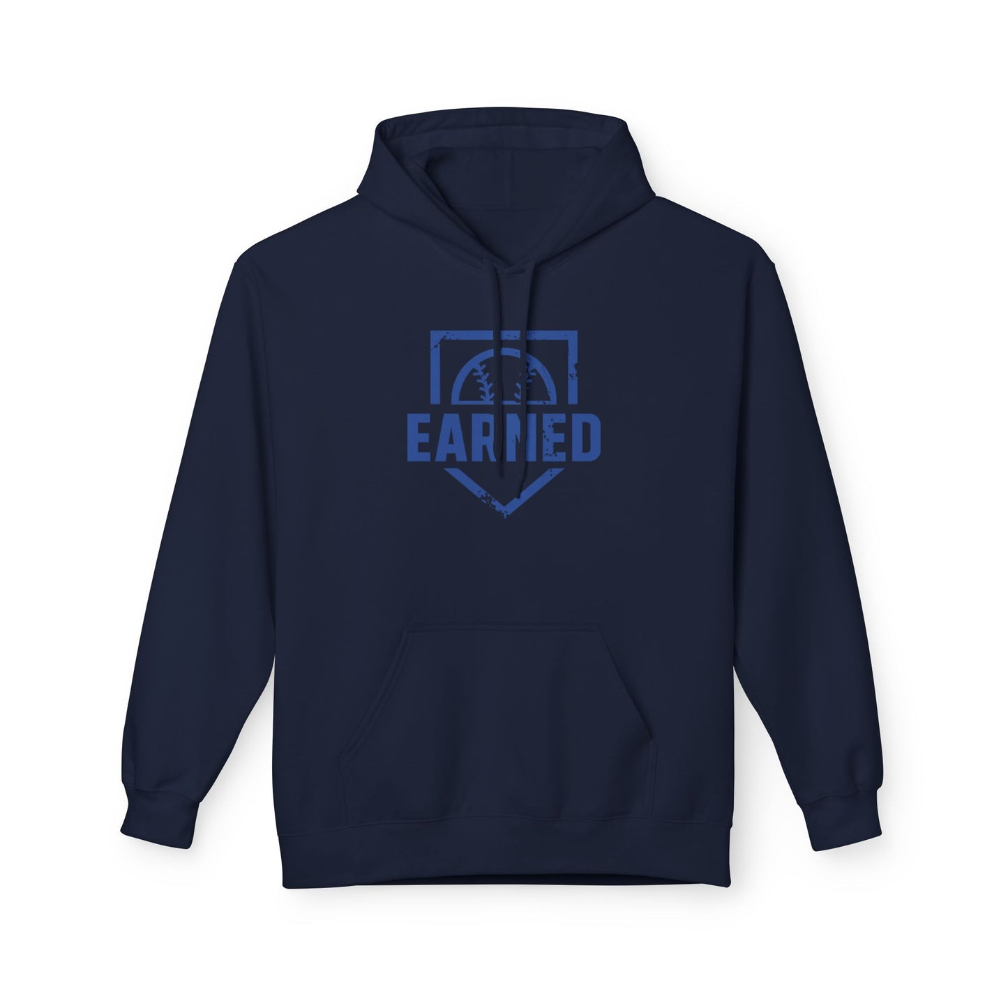 EARNED Logo Hoodie (Blue Font)