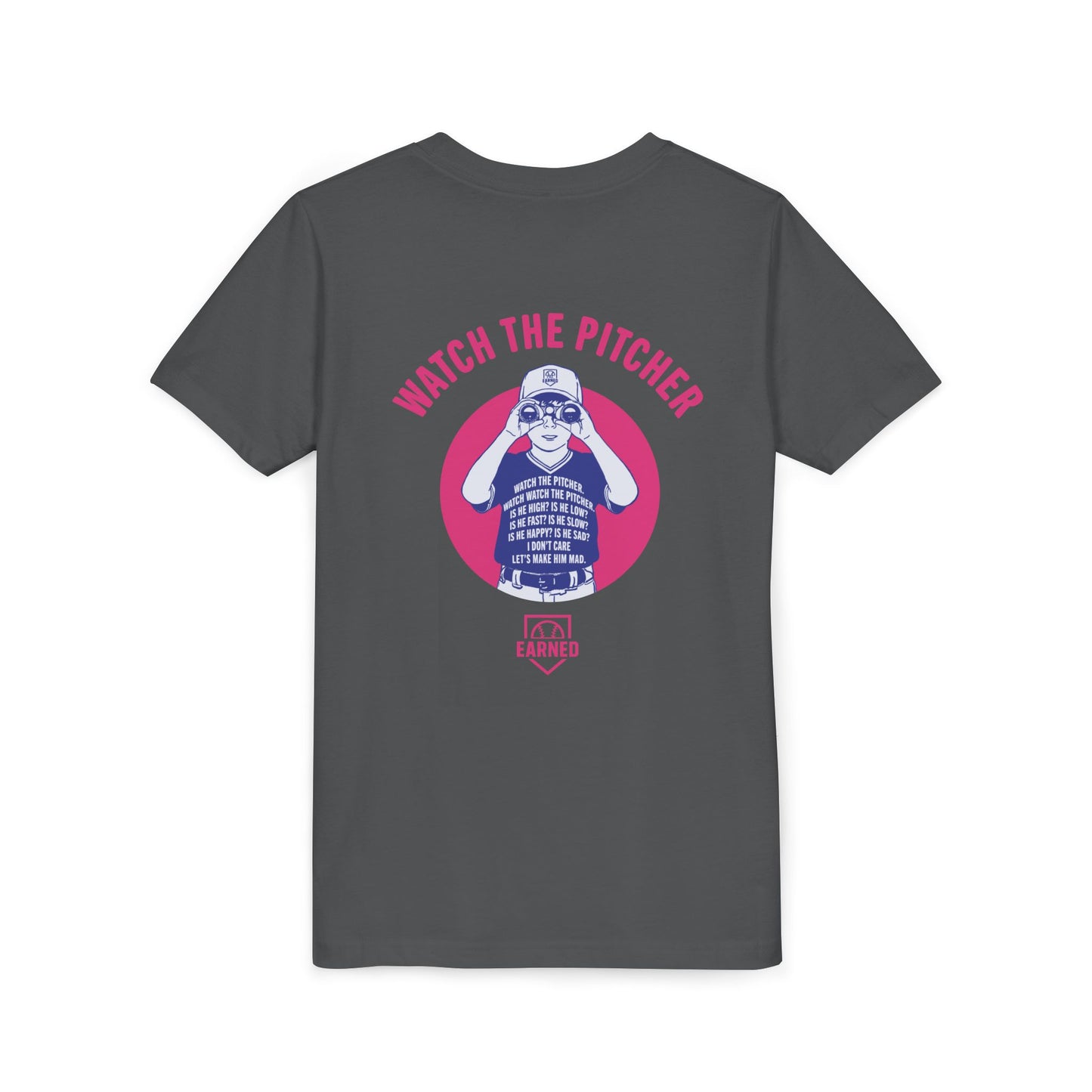 WATCH THE PITCHER Youth Tee - DUGOUT CHANT Collection