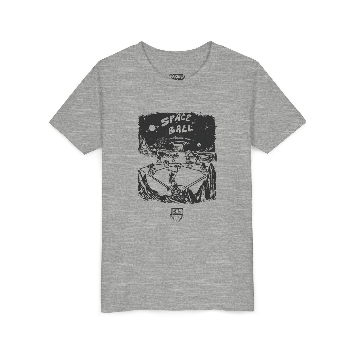 SPACE BALL: INFIELD FLY ABDUCTION Youth Tee (Black & White)