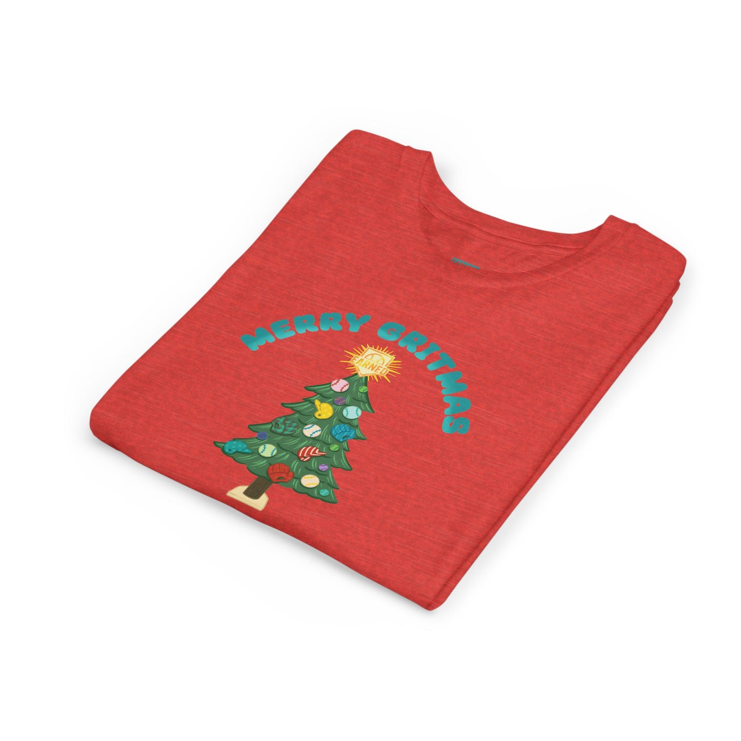 MERRY GRITMAS Youth Tee - SLEIGH SQUAD Collection