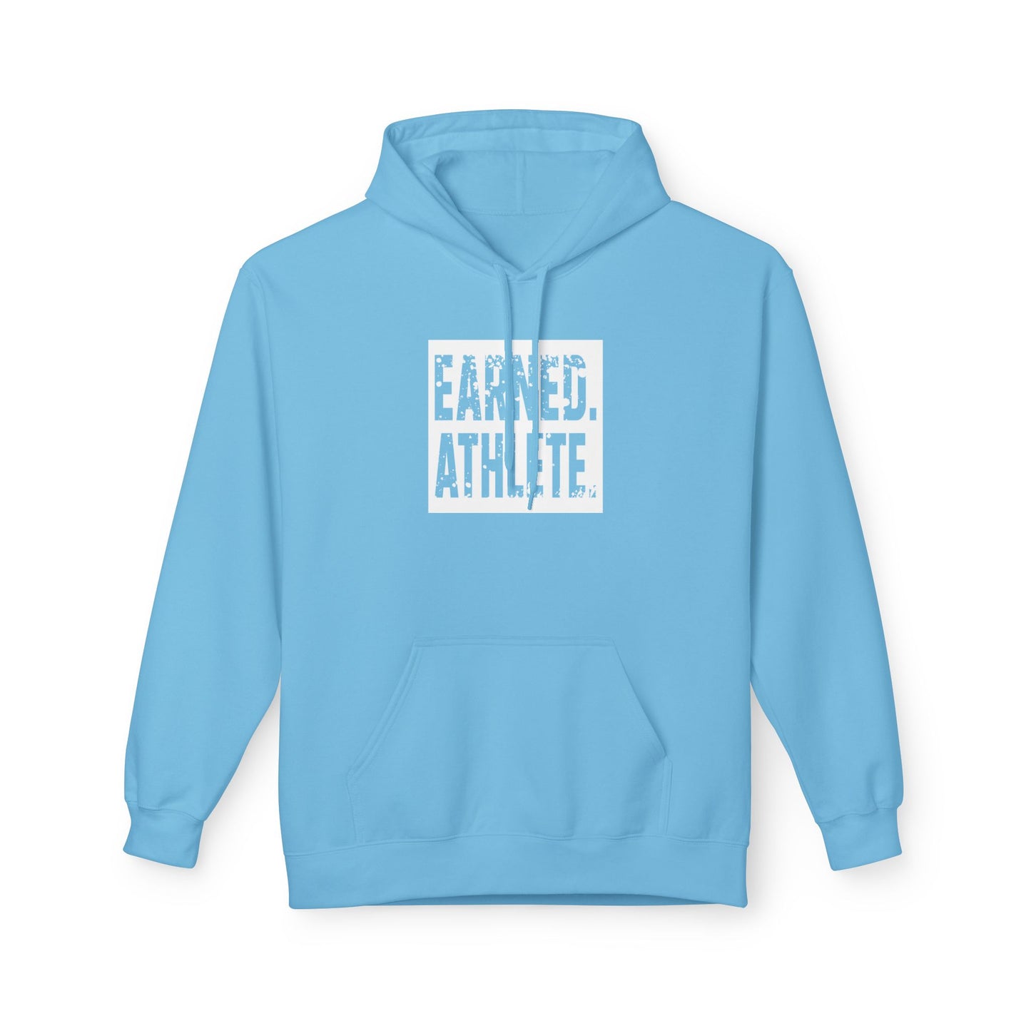 EARNED. ATHLETE. Hoodie (White Logo)
