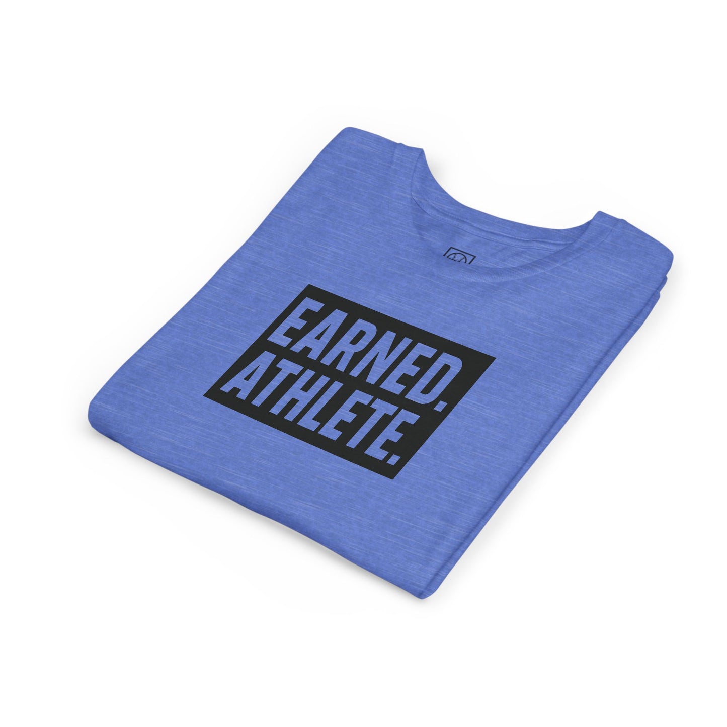 EARNED. ATHLETE. Logo Youth Tee (Black Font)