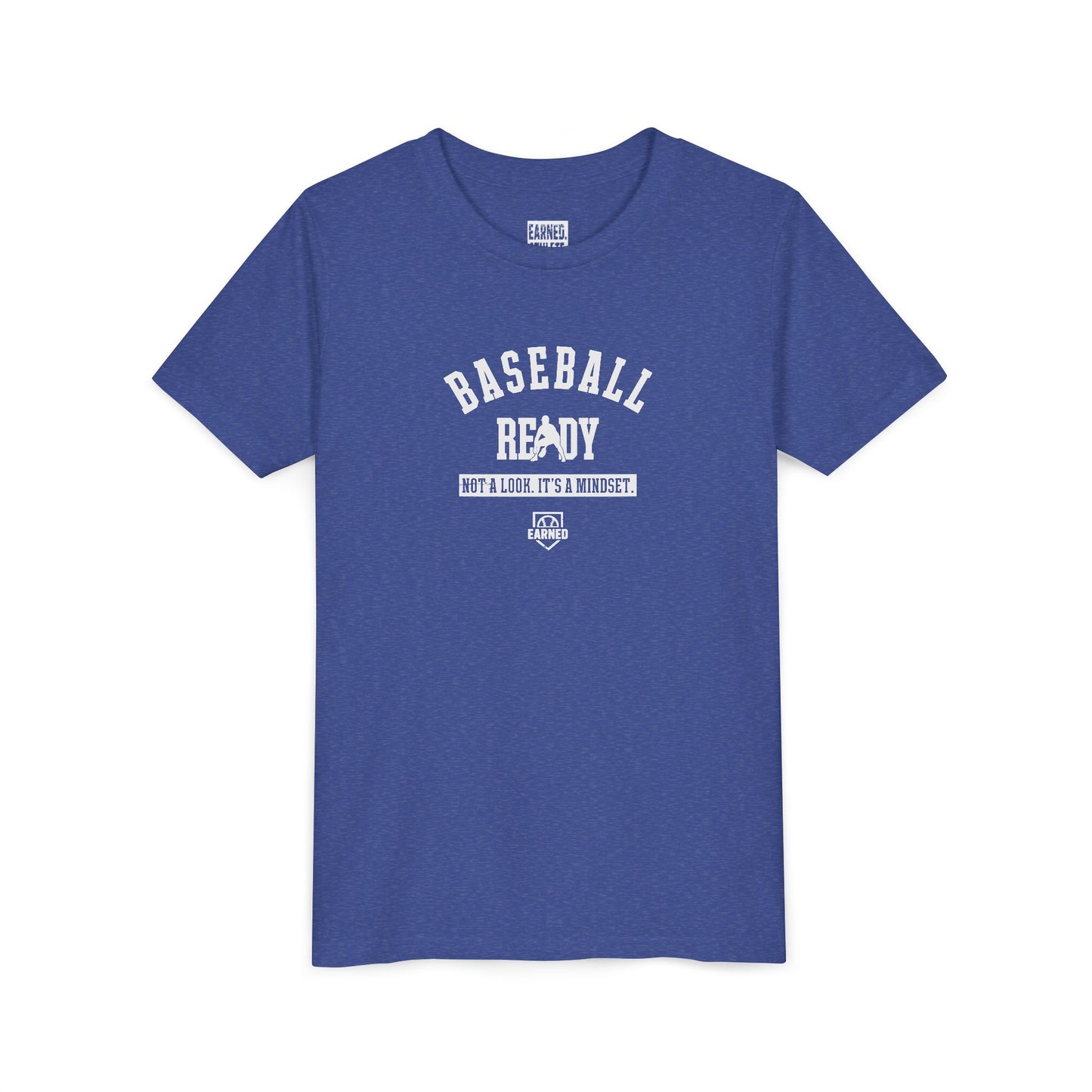 BASEBALL READY Youth Tee (White Font)