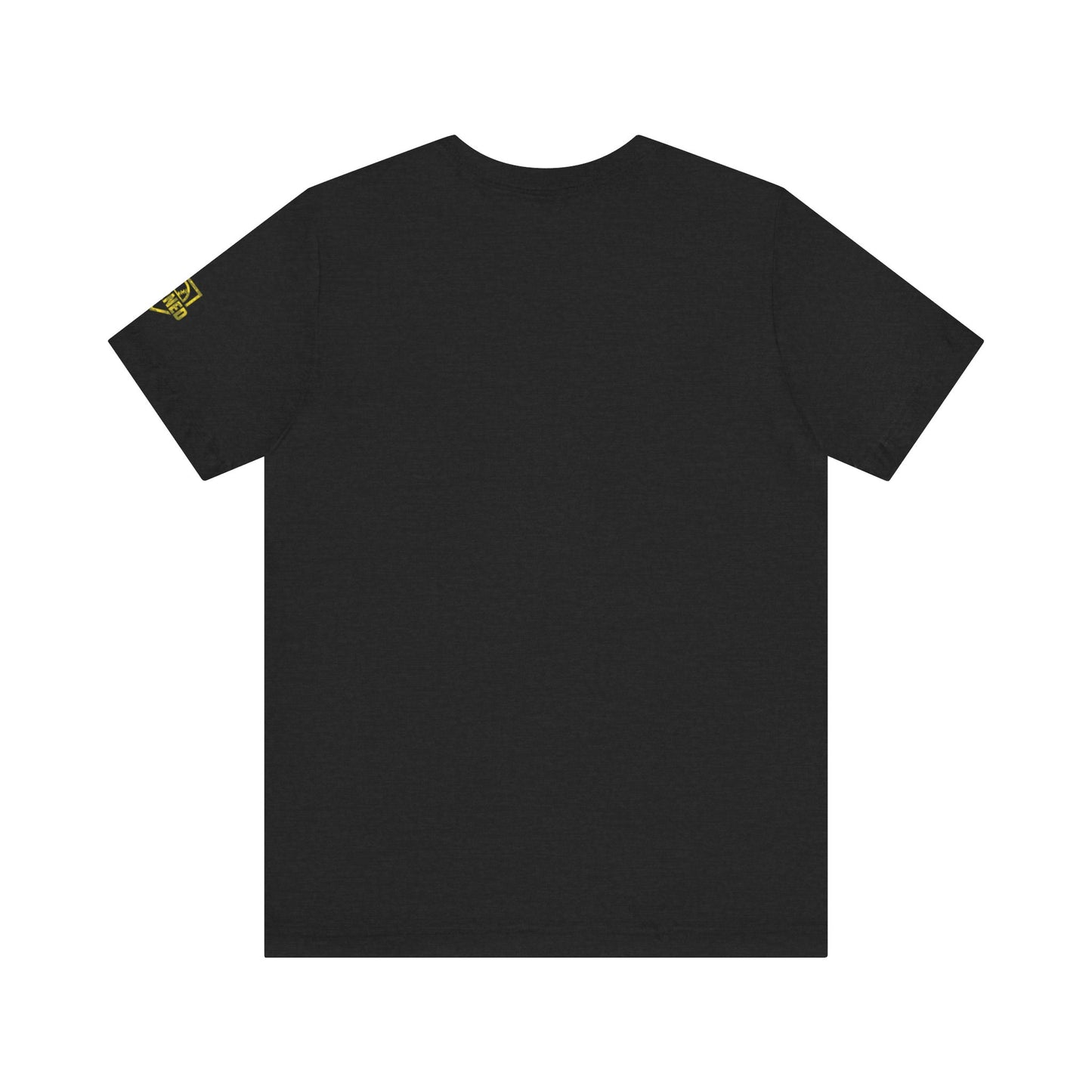 SHOWING UP ADDS UP Tee (Yellow Camo Font)
