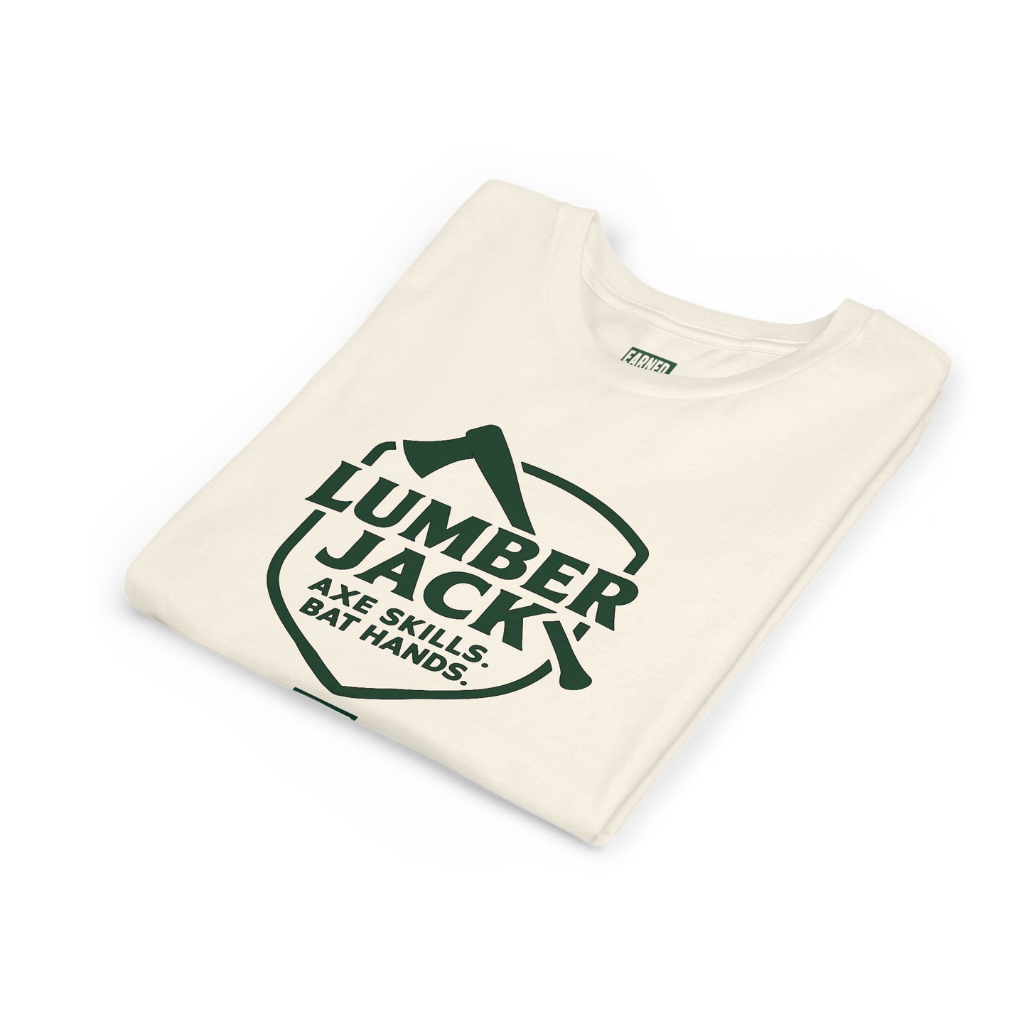 LUMBER JACK. AXE SKILLS. BAT HANDS. Youth Tee