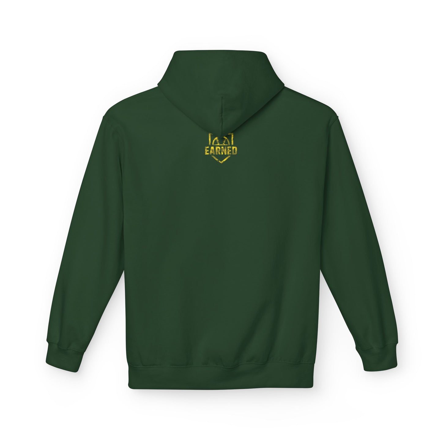 SHOWING UP ADDS UP Adult Hoodie (Yellow Camo Logo)