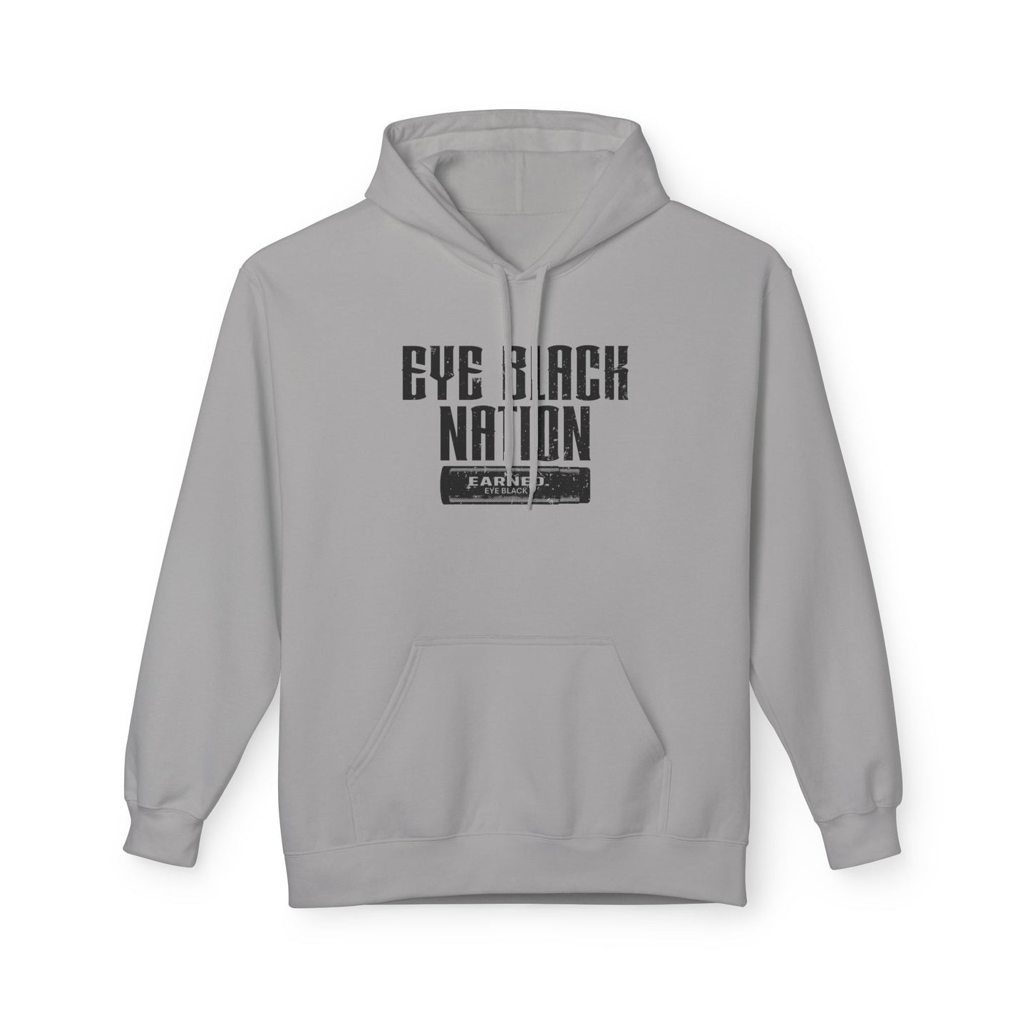 EYE BLACK NATION / WARRIOR Hoodie (Black Font)