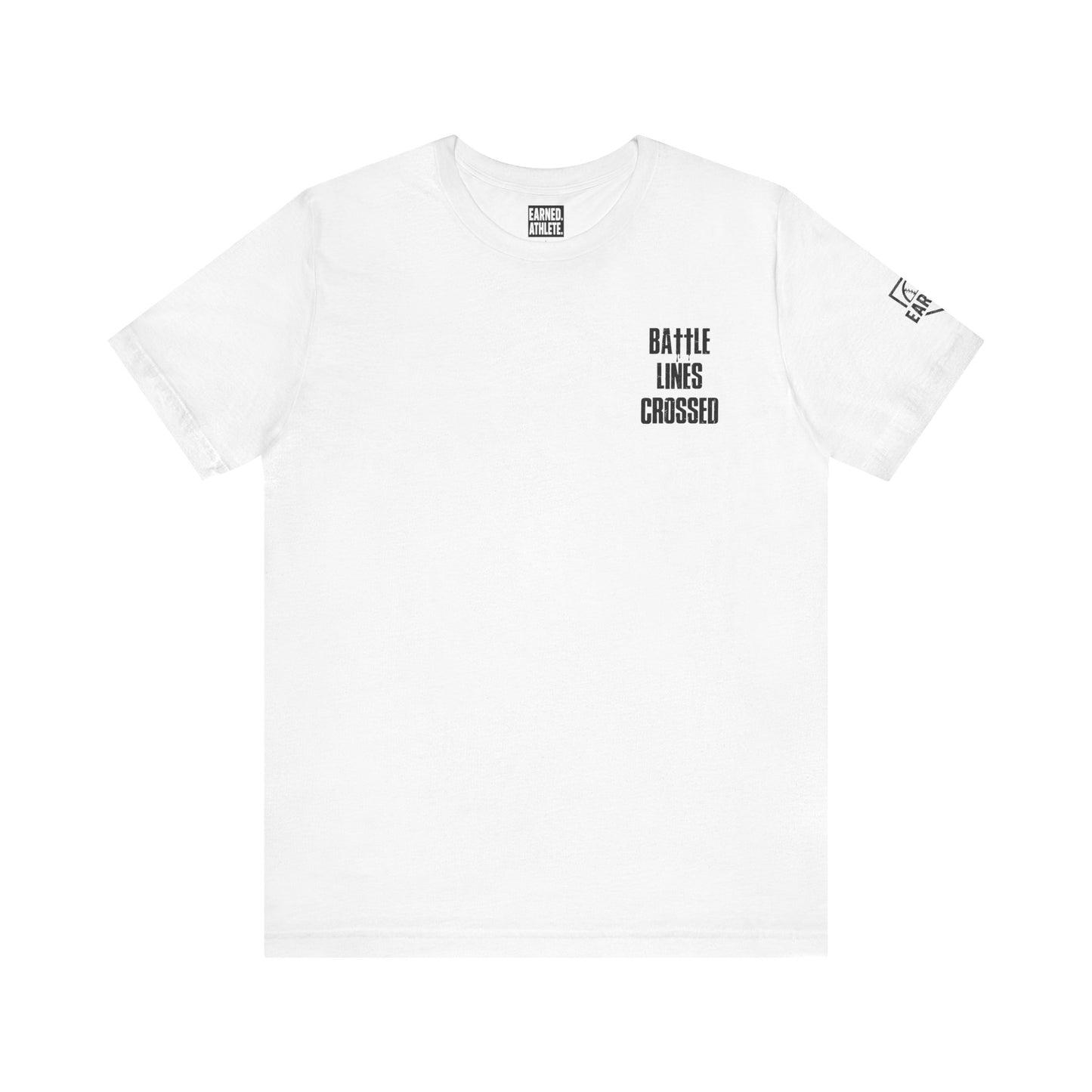 BATTLE LINES CROSSED Tee (Black Font)