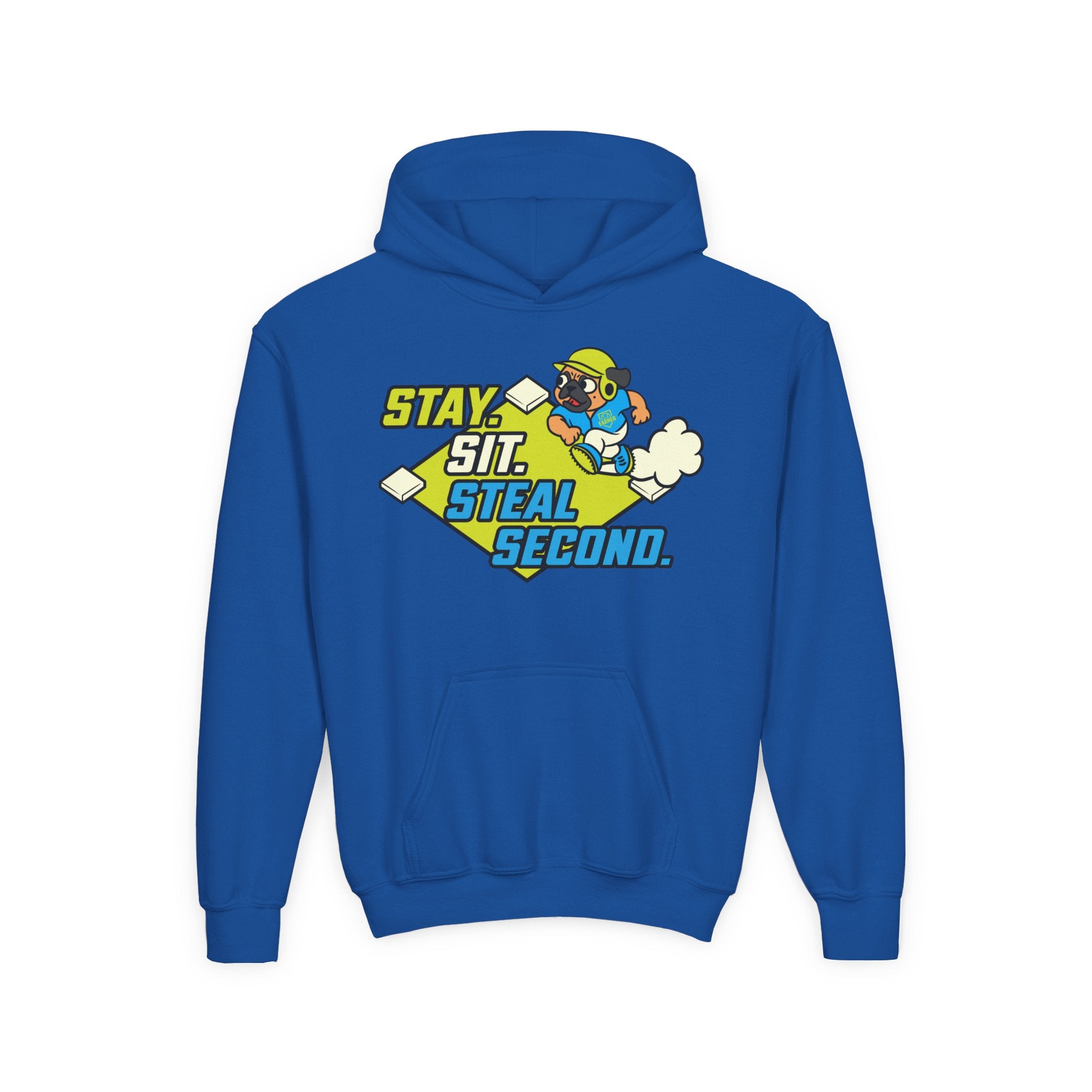 SIT. STAY. STEAL SECOND. Youth Hoodie - BARK PARK Collection