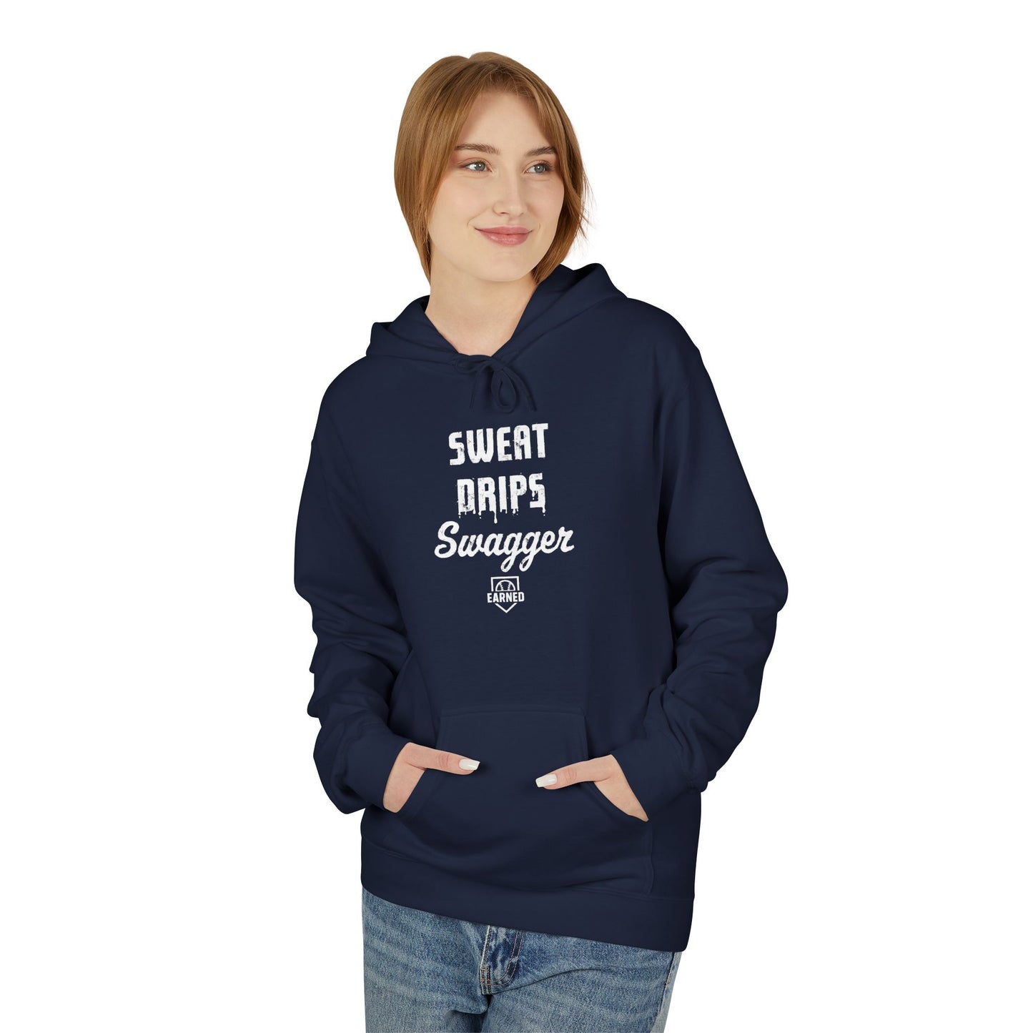 SWEAT DRIPS SWAGGER Hoodie (White Font)