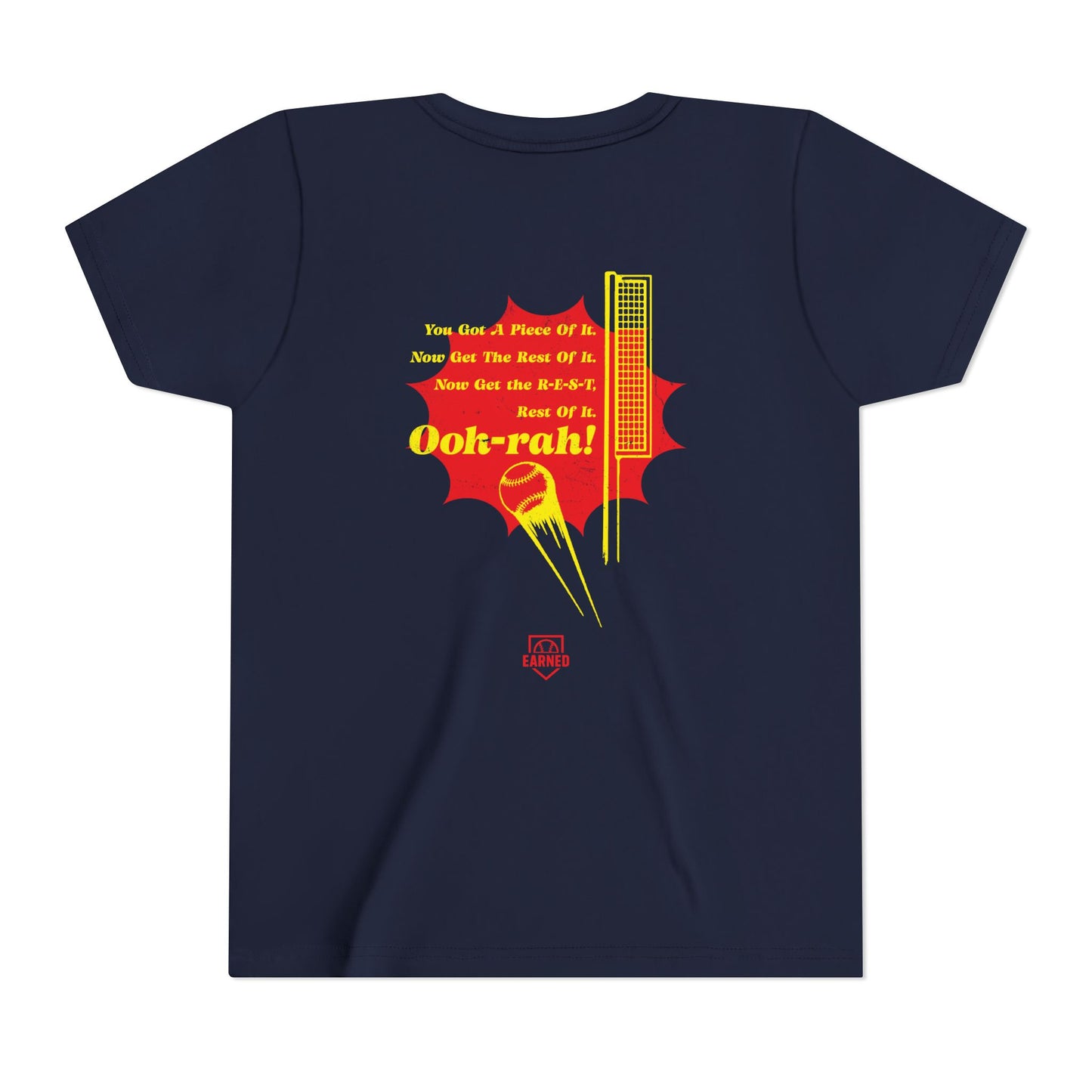 PIECE OF IT Youth Tee (Red Logo) - DUGOUT CHANT Collection