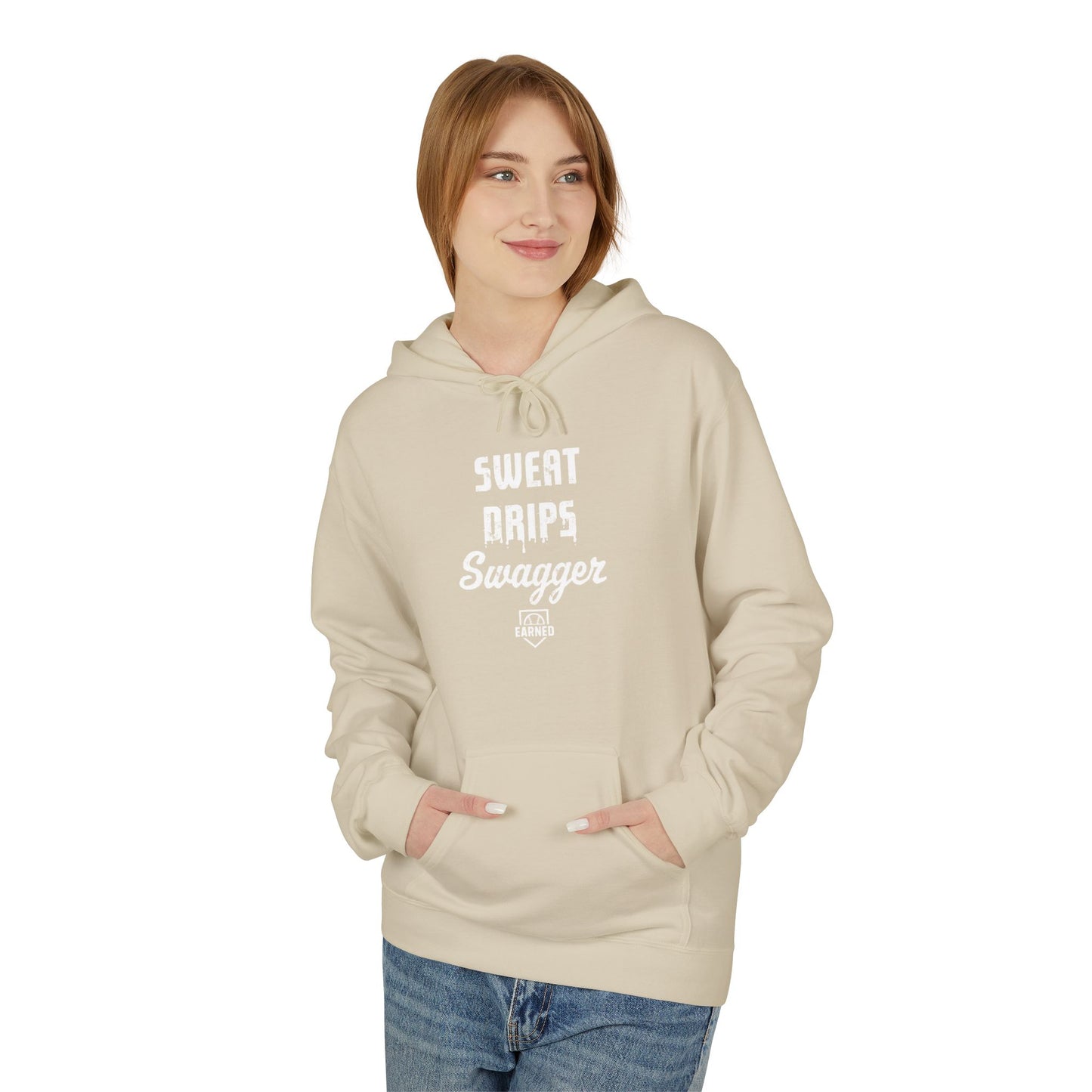SWEAT DRIPS SWAGGER Hoodie (White Font)