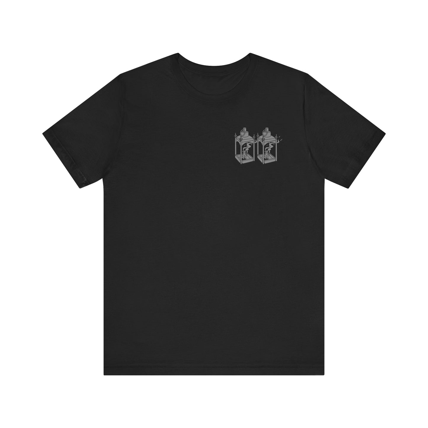 ONE IF BY LAND, TWO IF IT'S A DOUBLE Tee (Gray Font)
