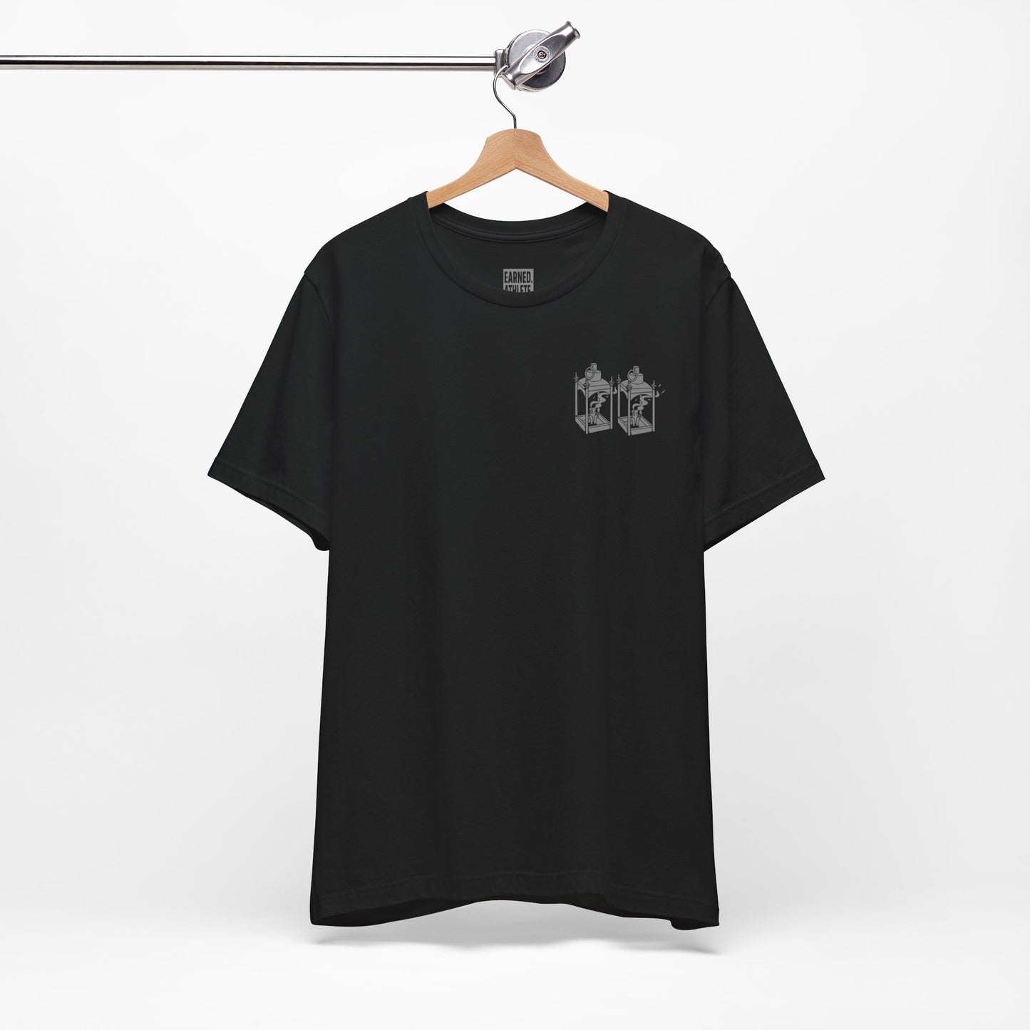ONE IF BY LAND, TWO IF IT'S A DOUBLE Tee (Paul Revere White)