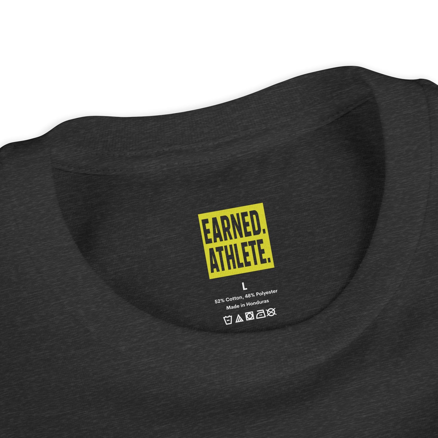 PRACTICE AIN'T OVER TILL THE LIGHTS SHUT OFF Youth Tee (Dark)