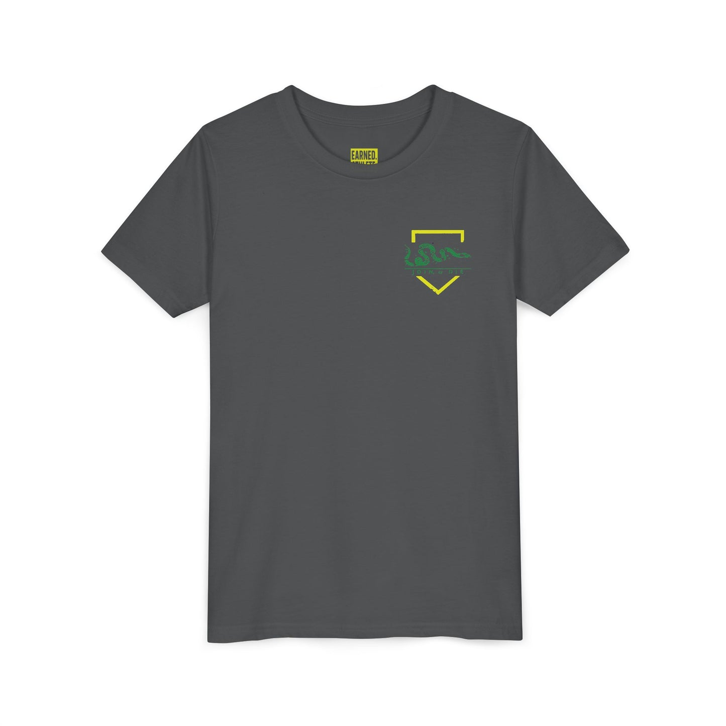 TURN TWO WITH BEN Youth Tee (Yellow Logo)