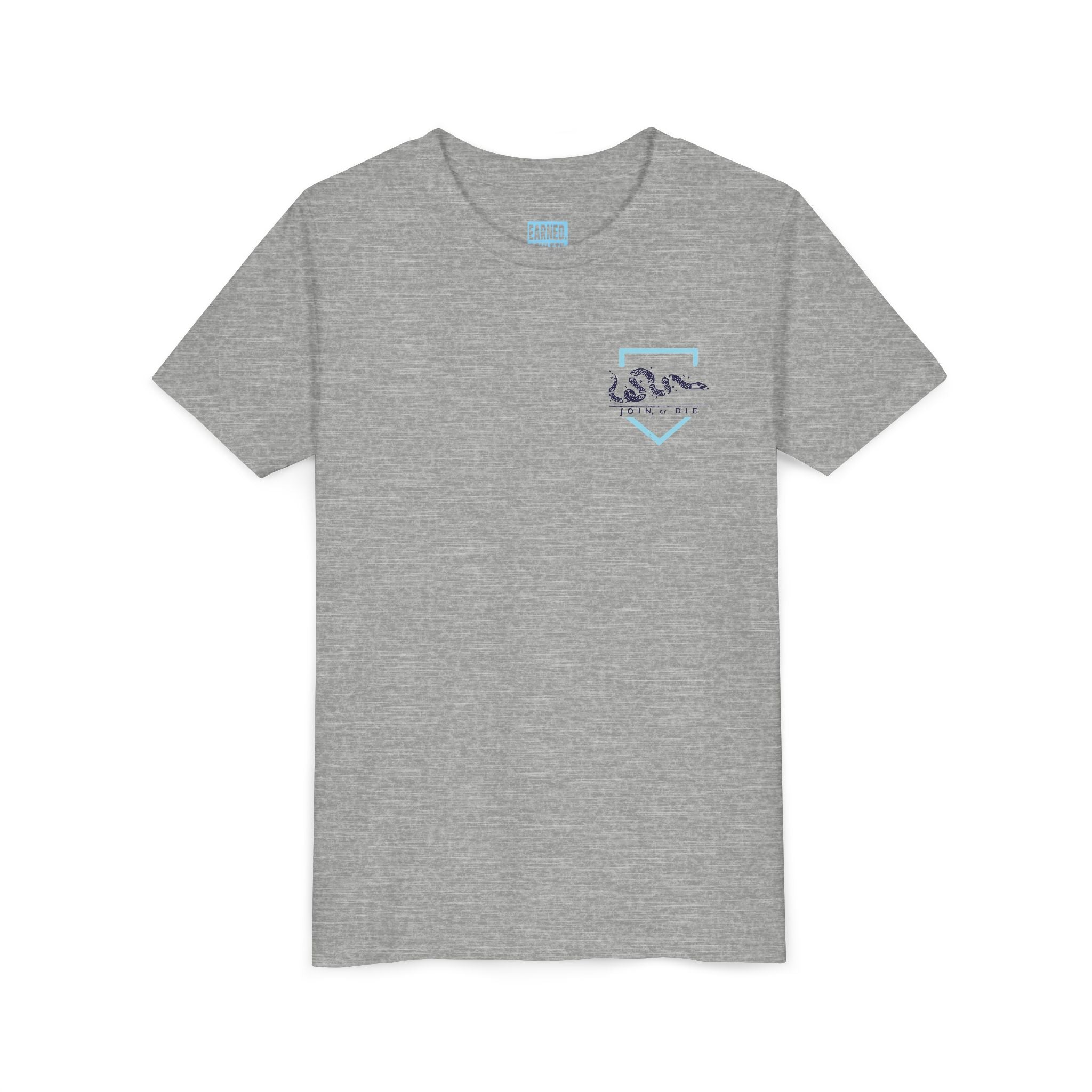 TURN TWO WITH BEN Youth Tee (Blue Logo)