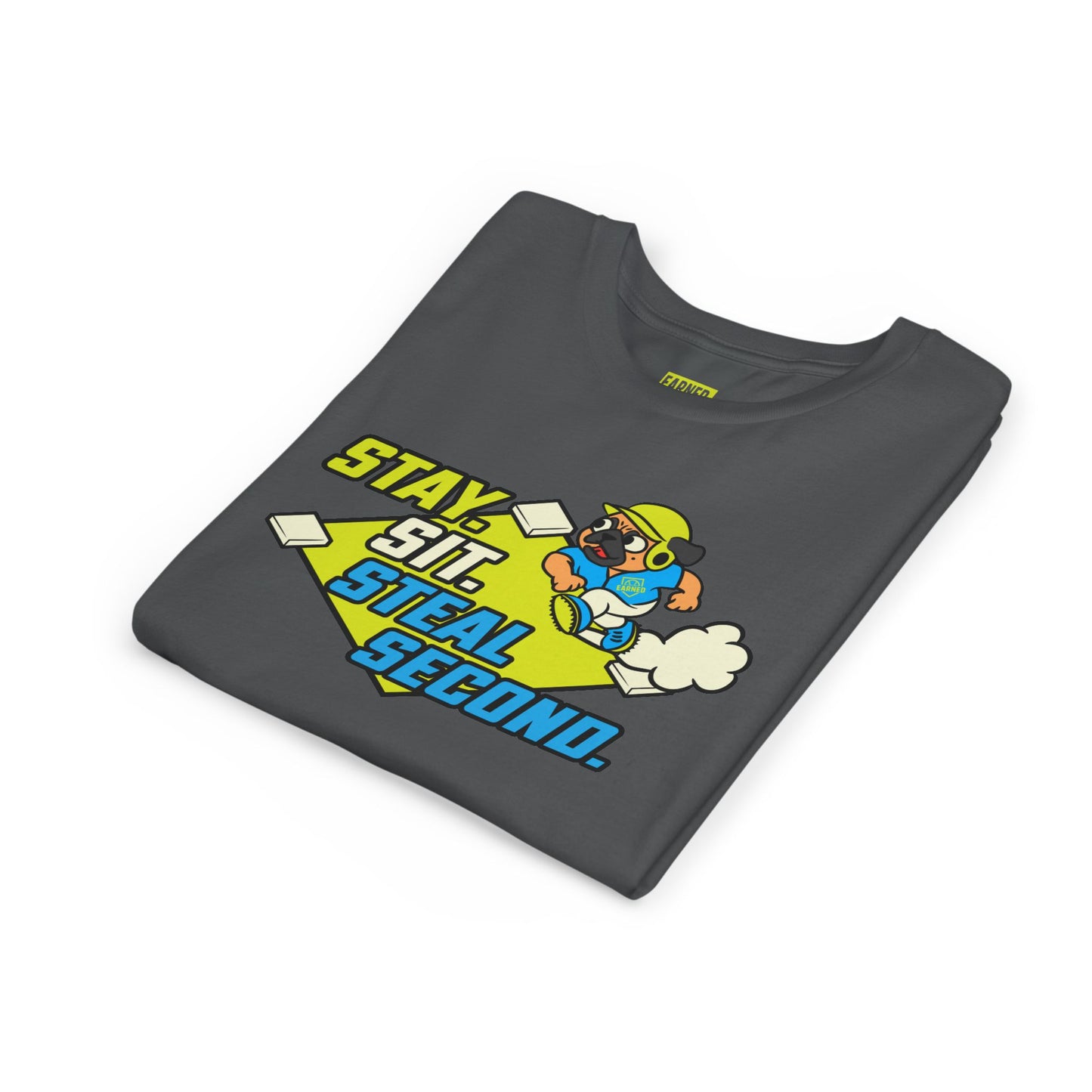 SIT. STAY. STEAL SECOND. Youth Tee - BARK PARK Collection