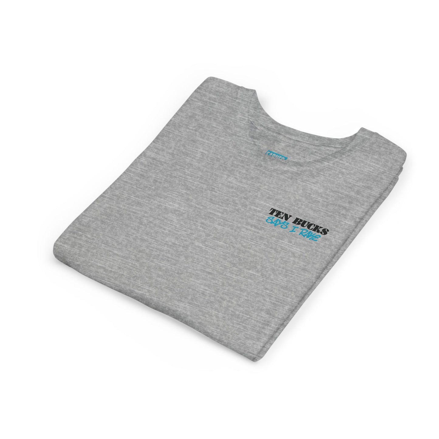 TEN BUCKS SAYS I RAKE Youth Tee (Blue Logo)